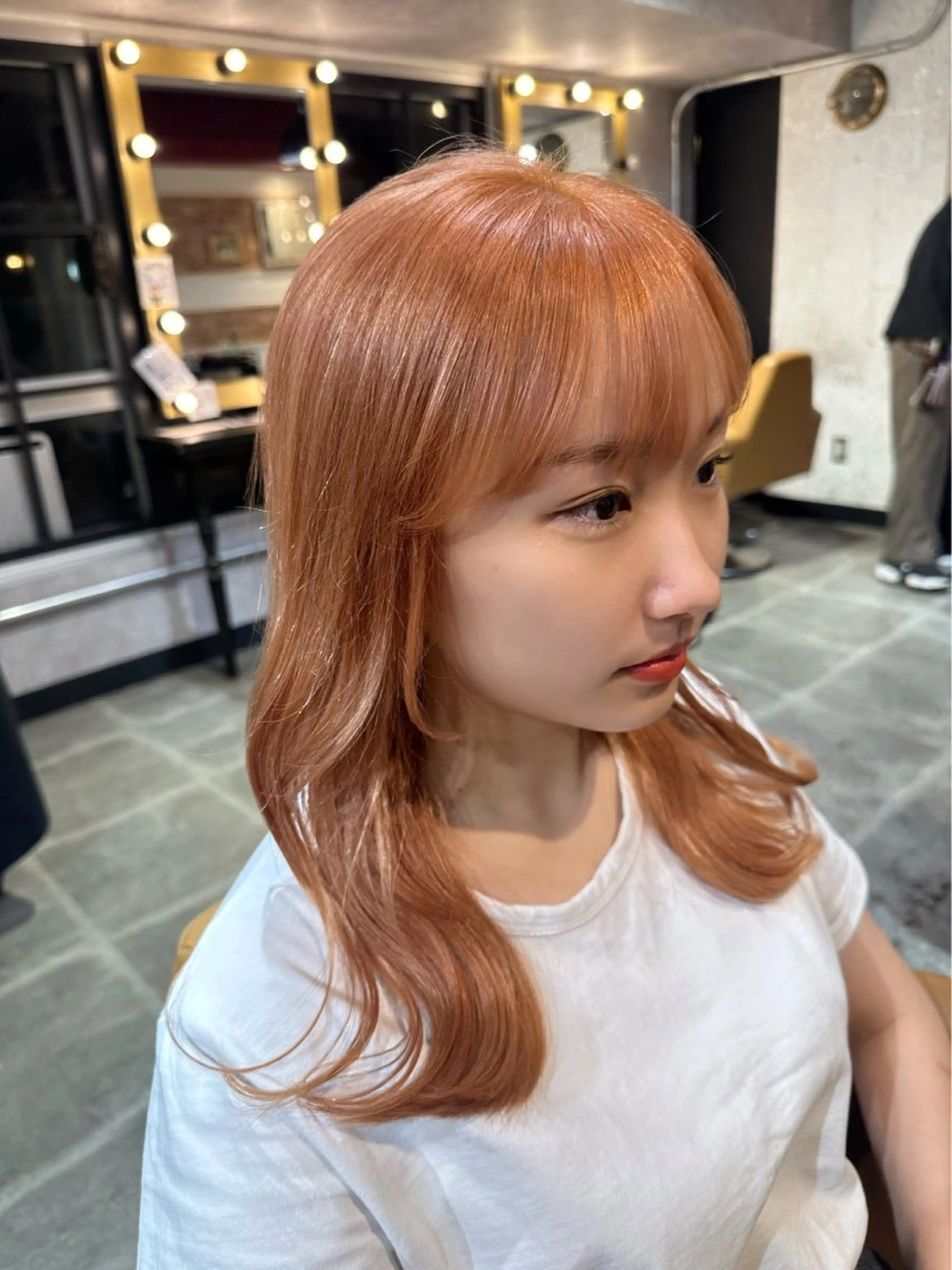 セミロング 銀座副店長/レイヤー /髪質改善/田島のヘアスタイル