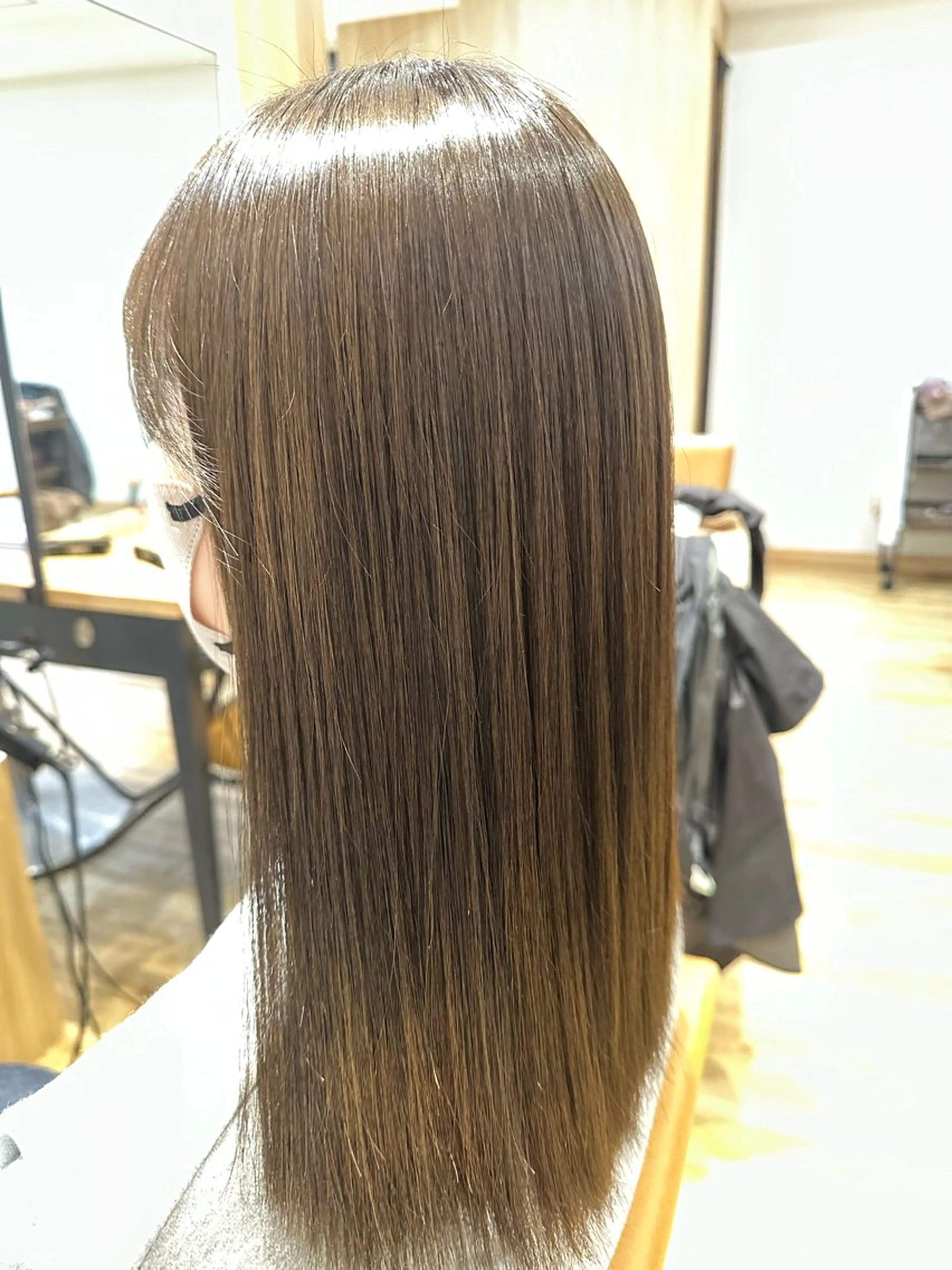 ミディアム パーマ カット 縮毛矯正 ✨✂️Nori ✂️✨のヘアスタイル