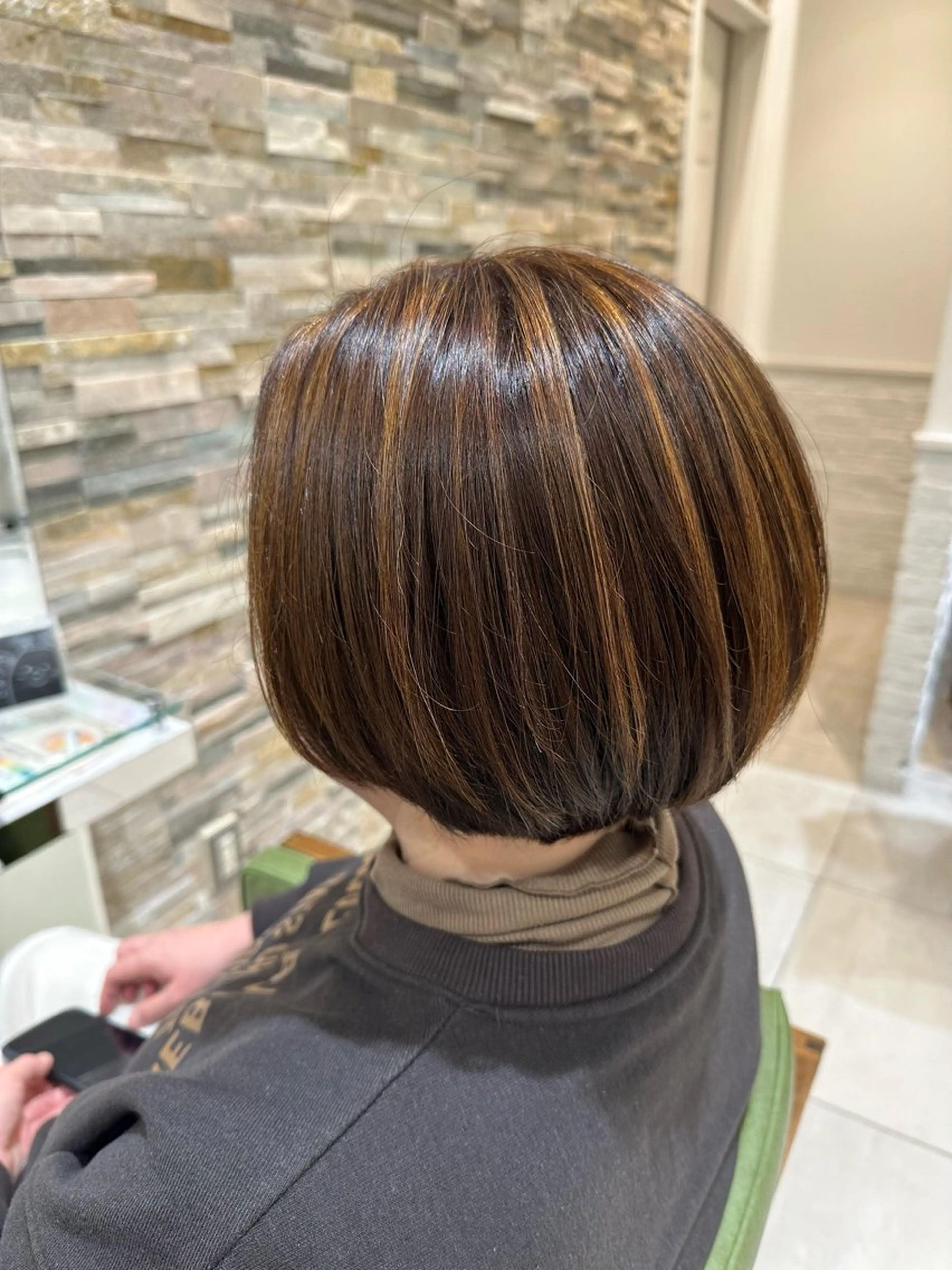 ショート カラー ハイライトカラー ハイライト 若林 美由希のヘアスタイル