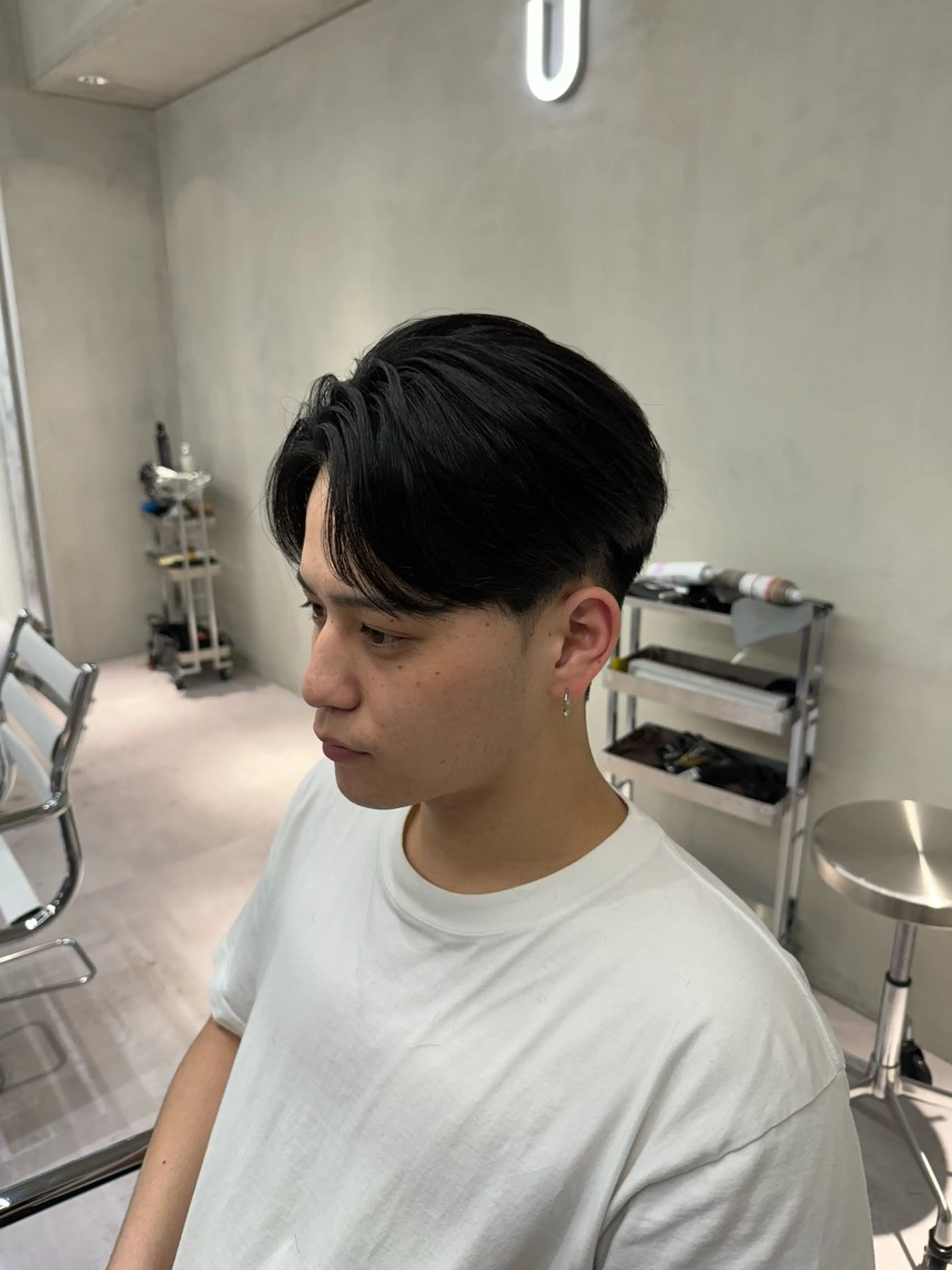 ショート パーマ メンズ カット パーマ トリートメント fifth JINGUMAE所属・波巻きスパイラルパー マ/シャドウパーマ駿のヘアスタイル