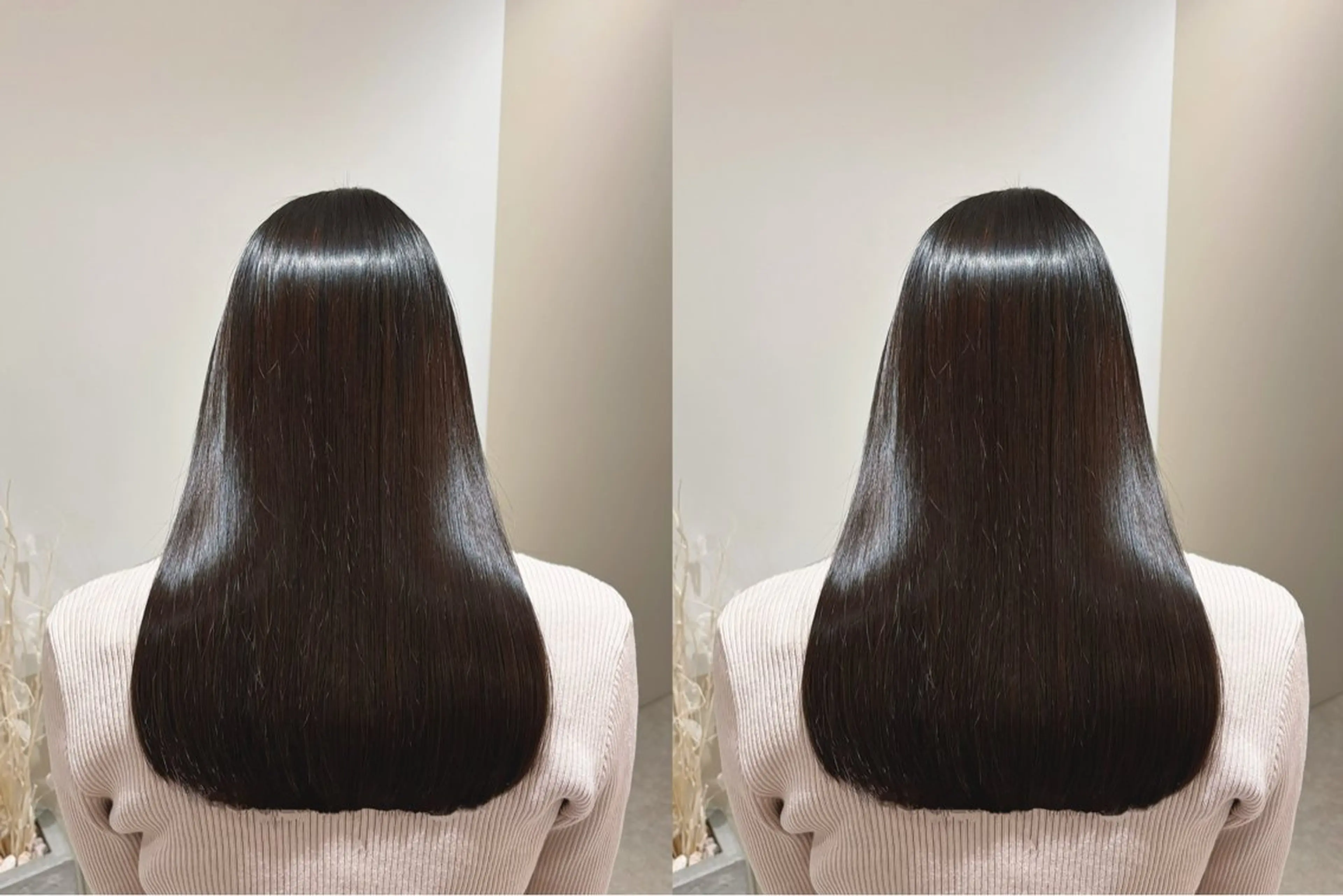 ミディアム 縮毛矯正 Bonheur銀座 michiko艶髪のヘアスタイル