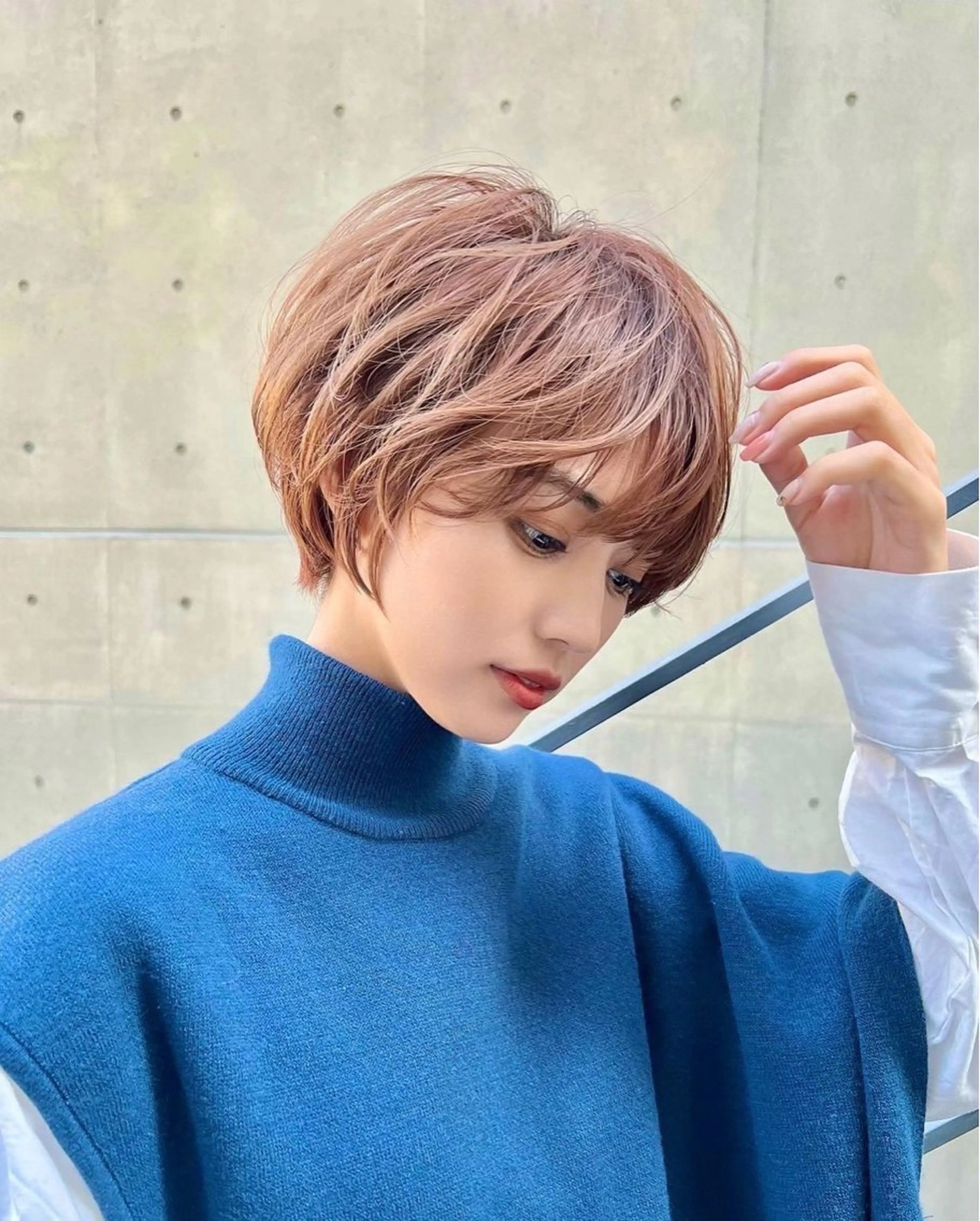 ショート カラー ⭐️銀座/ショート/ 艶カラー/りょうがのヘアスタイル
