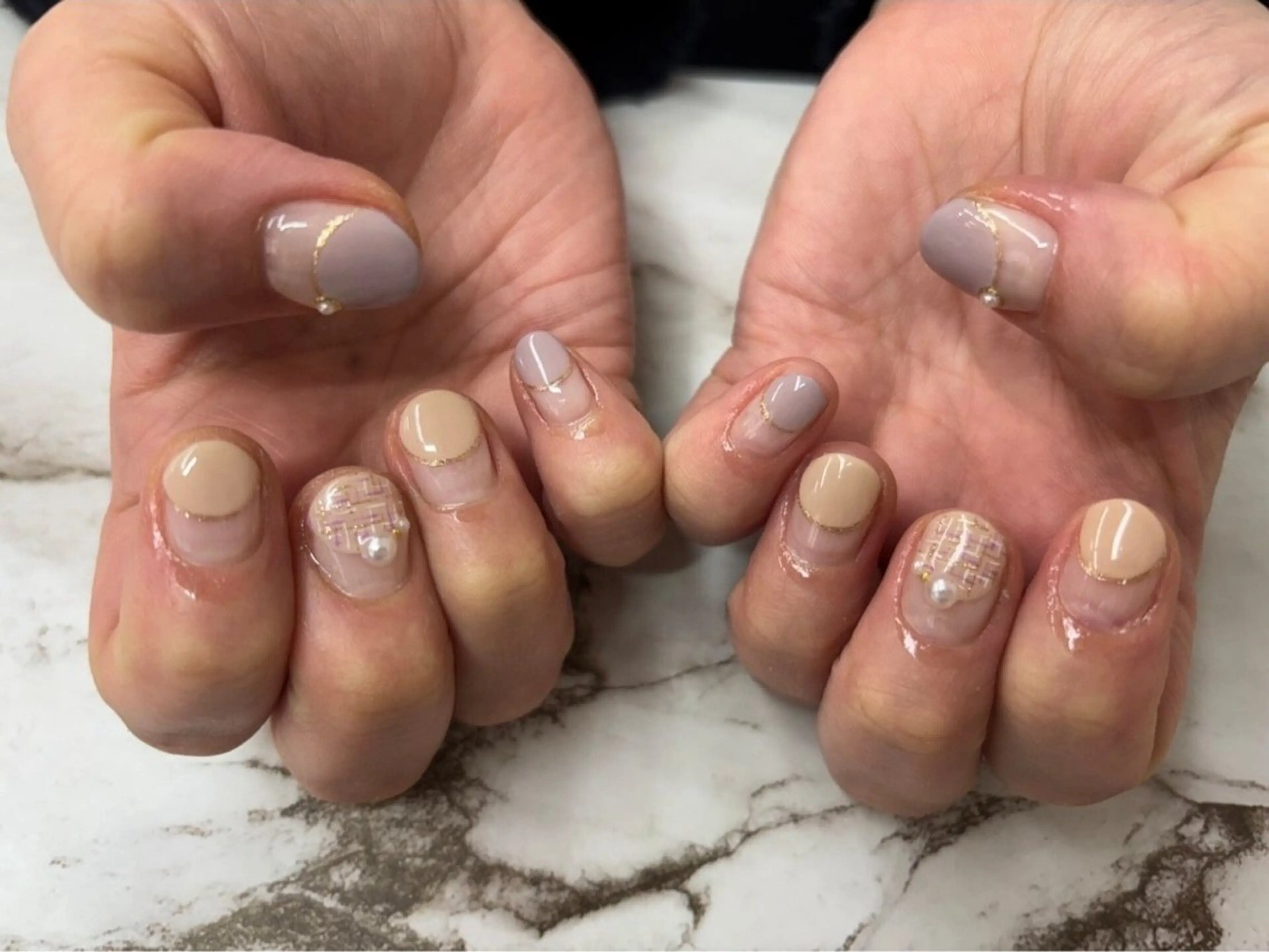 ネイル ハンドネイル nail salon blancheのネイルデザイン
