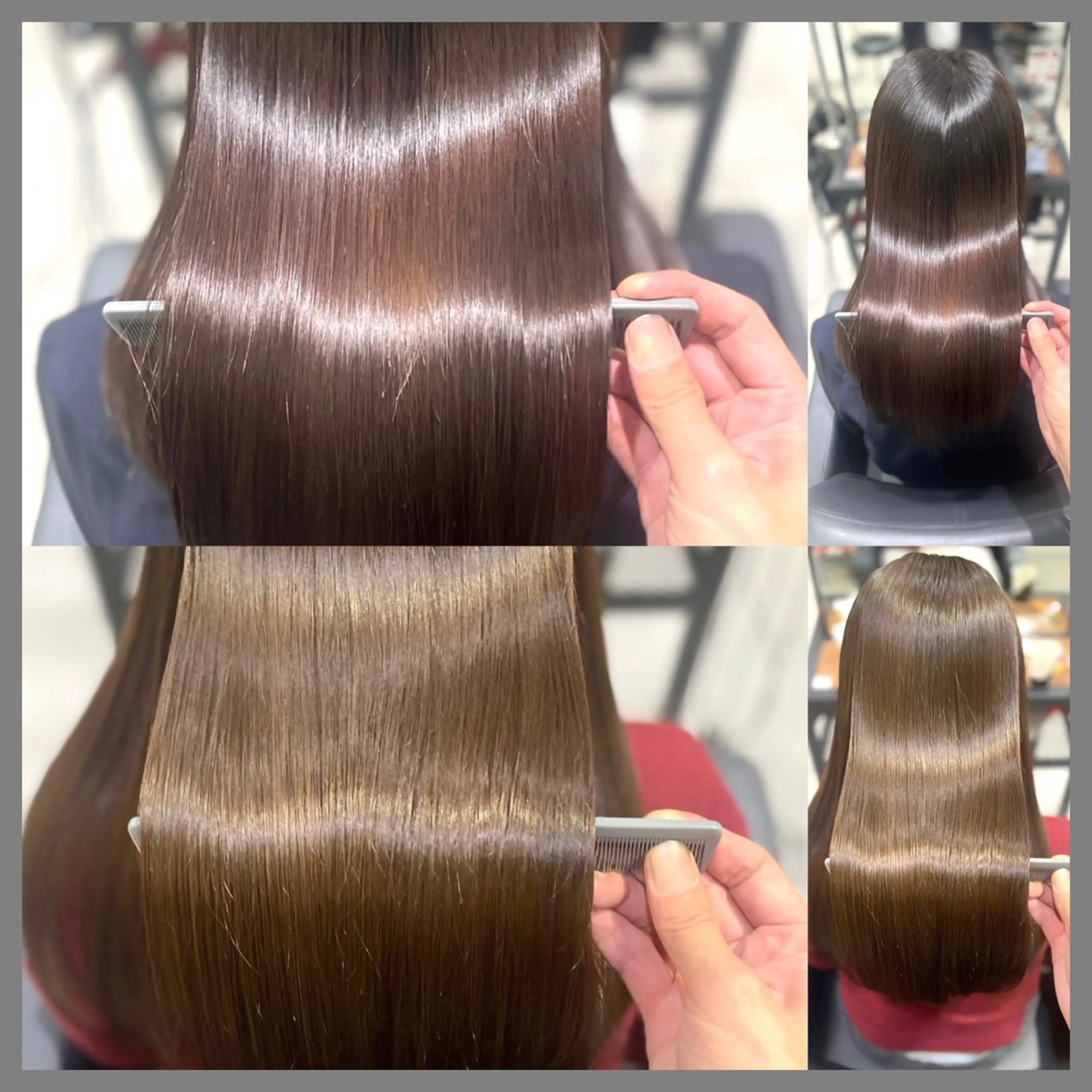 セミロング 髪質改善 縮毛矯正 トリートメント 杉野🫧美髪🫧 Zina博多店長のヘアスタイル