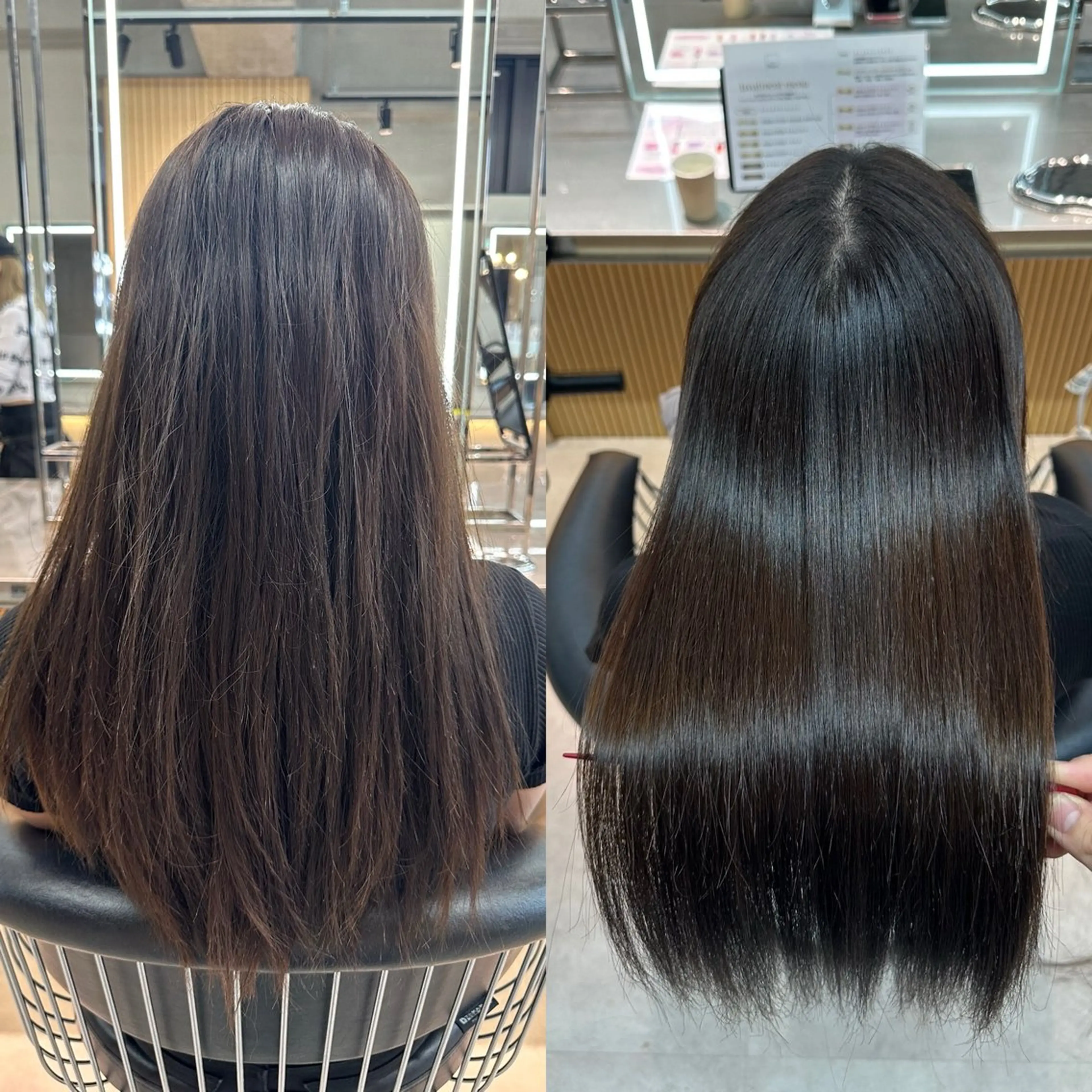 ロング カット 縮毛矯正 トリートメント ✨髪質改善特化✨副 店長椎葉信乃介のヘアスタイル