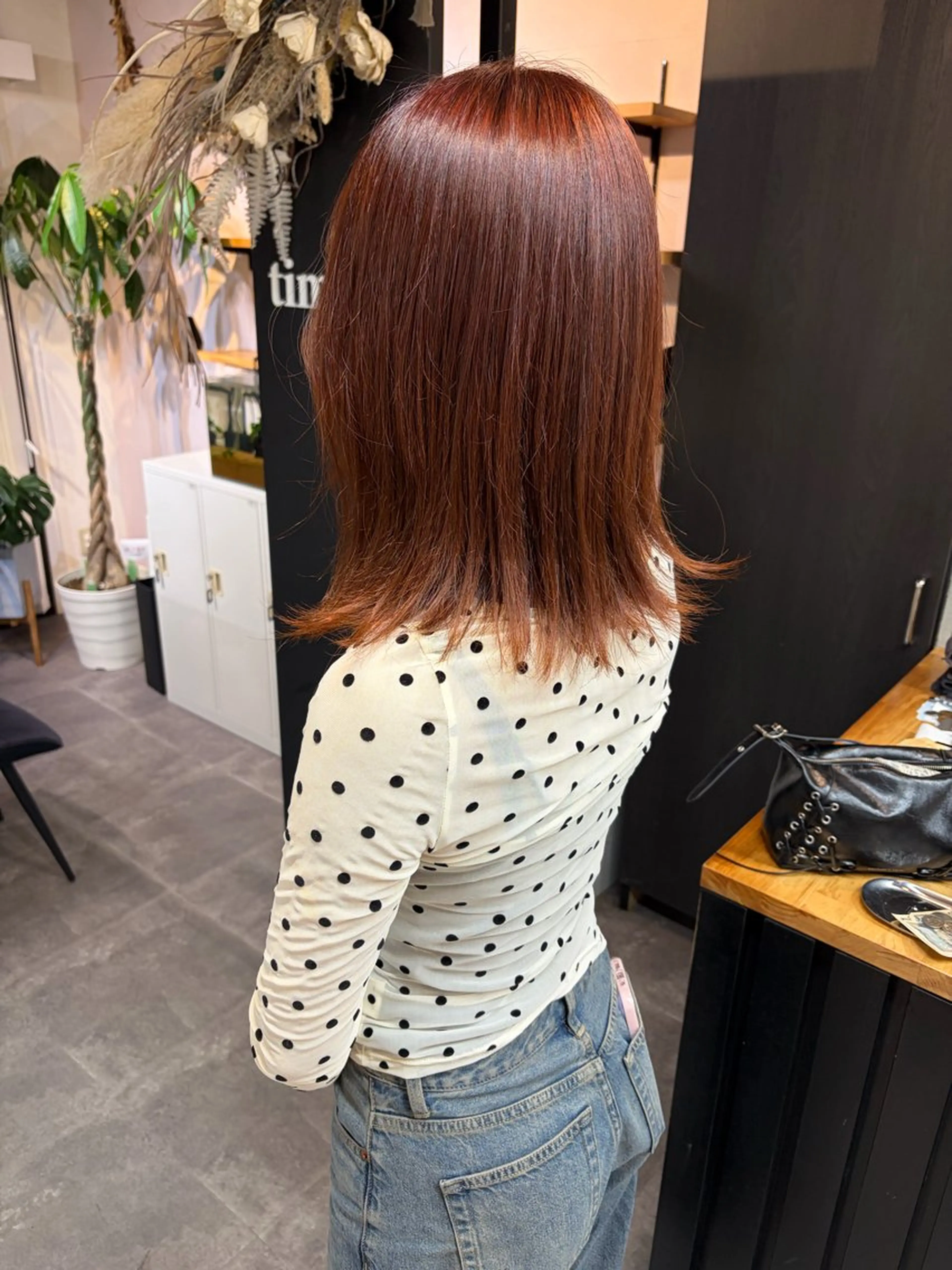 カラー ブラウンカラー オレンジ オレンジブラウン ンジハ えみのヘアスタイル