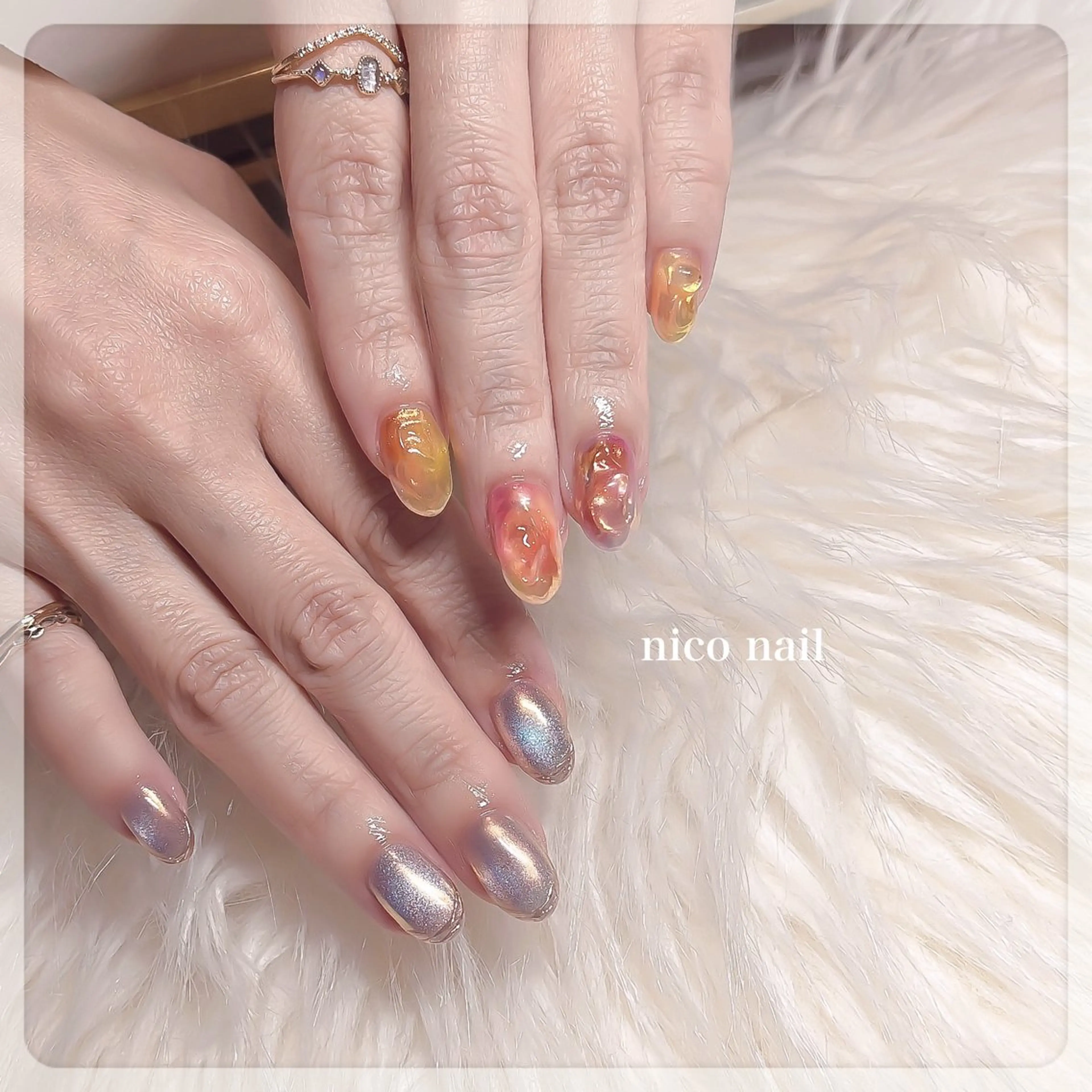 ネイル ニュアンスネイル ハンドネイル 三鷹🎀韓国ネイル/ niconail🪄のネイルデザイン