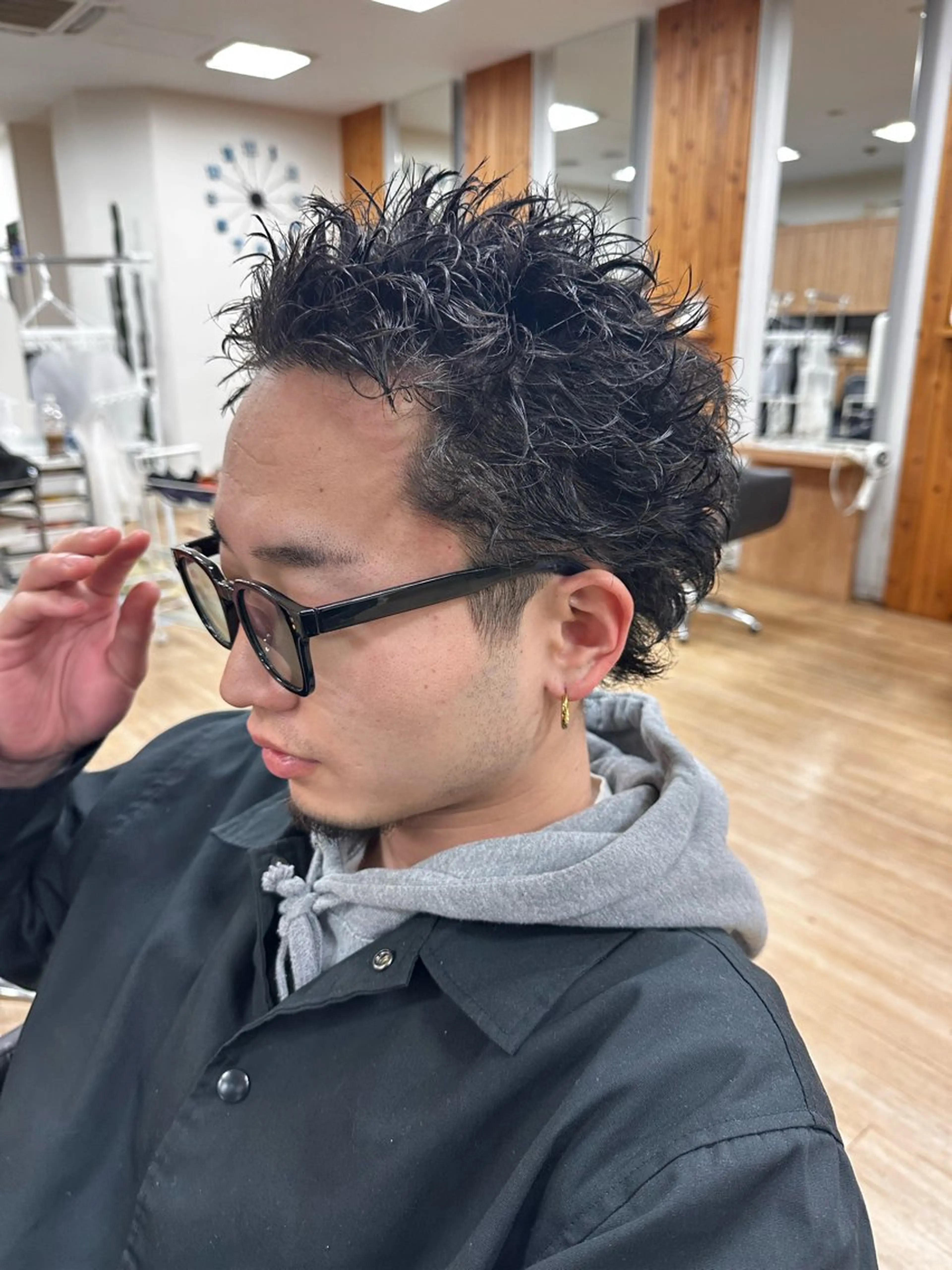 メンズ メンズパーマ 立川 芽依のヘアスタイル