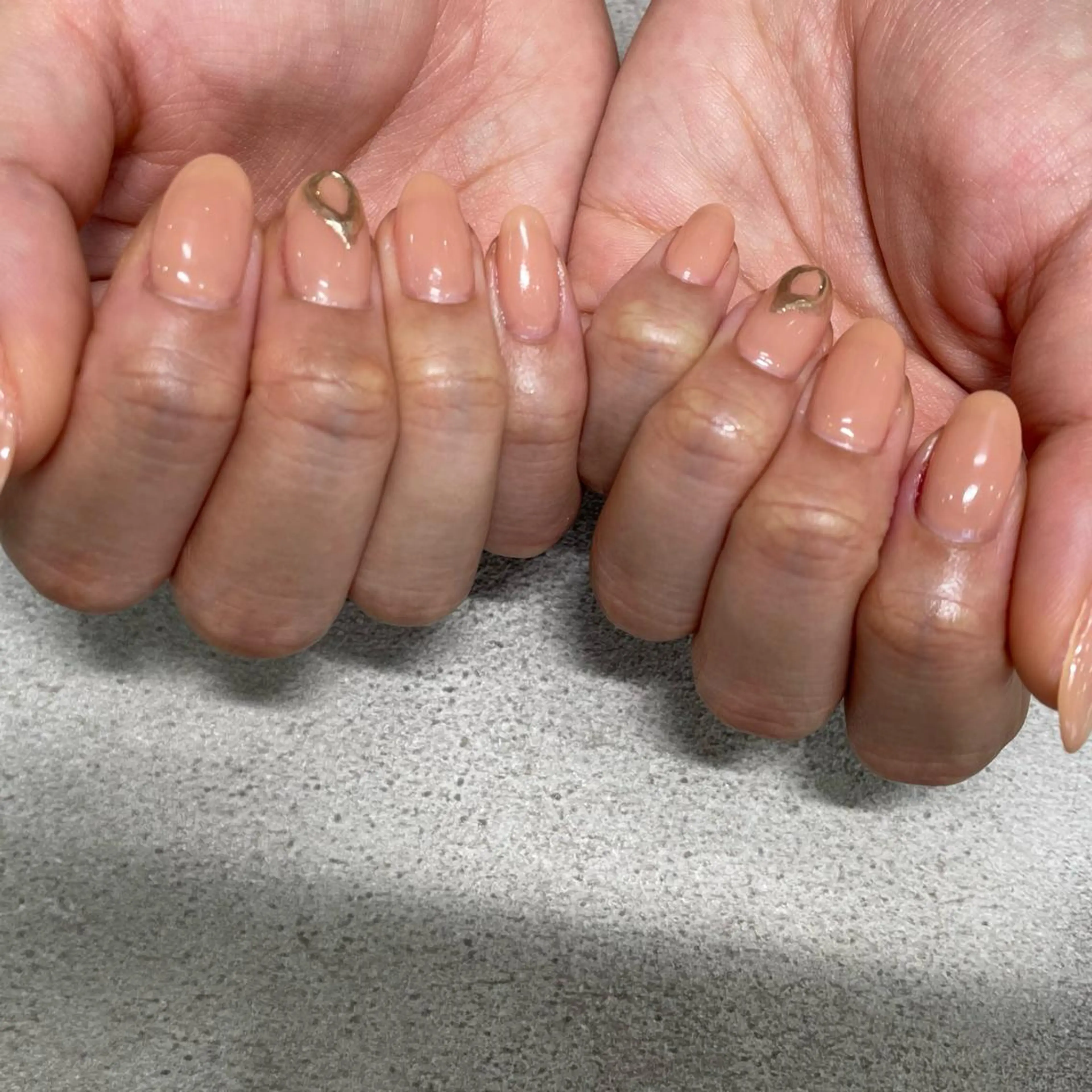 ネイル アートネイル ワンカラーネイル ｵｵﾀｹ ﾚｲﾅのネイルデザイン