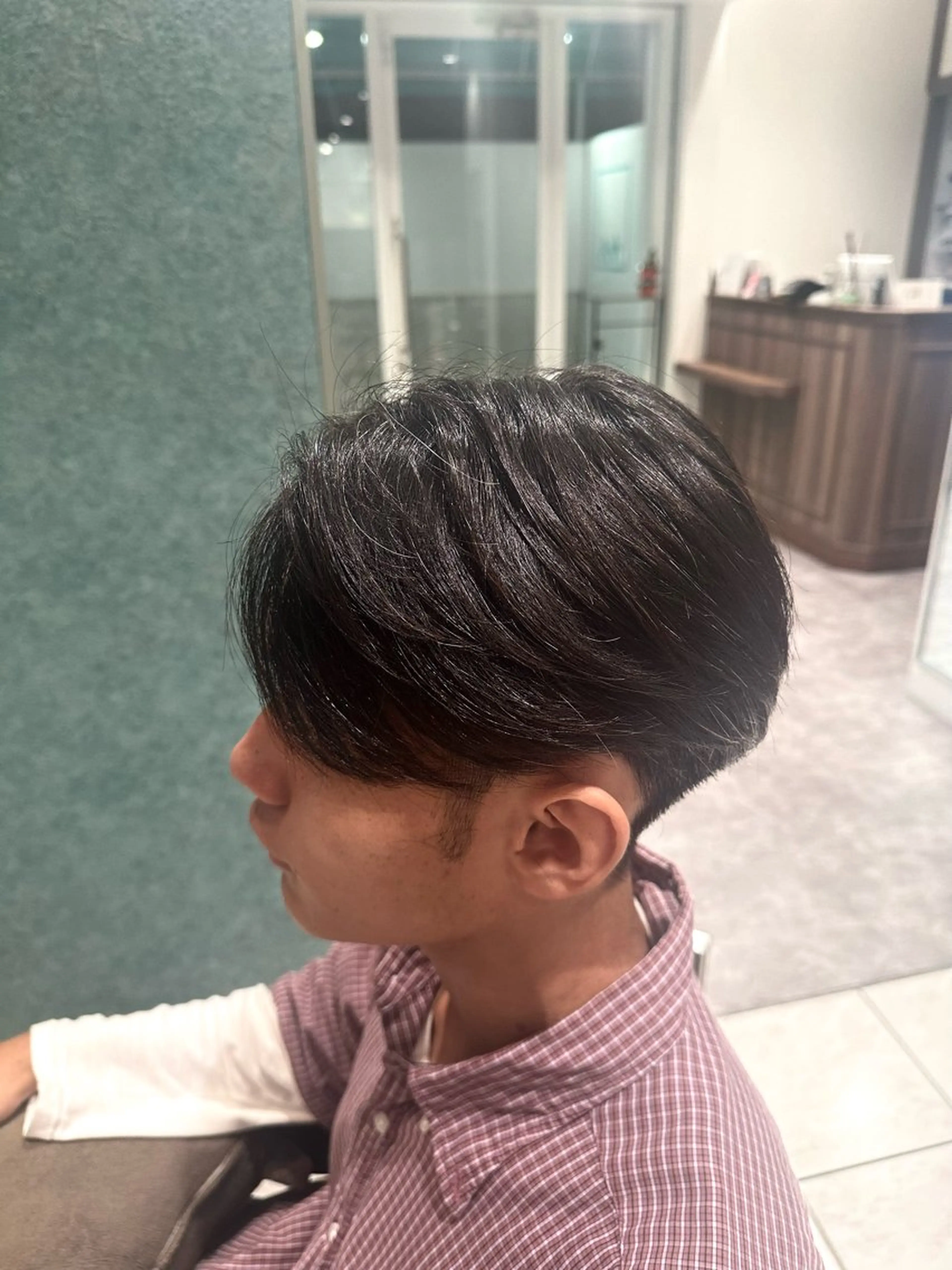 パーマ メンズ カット 縮毛矯正 メンズ特化／トレンド スタイル／白澤のヘアスタイル