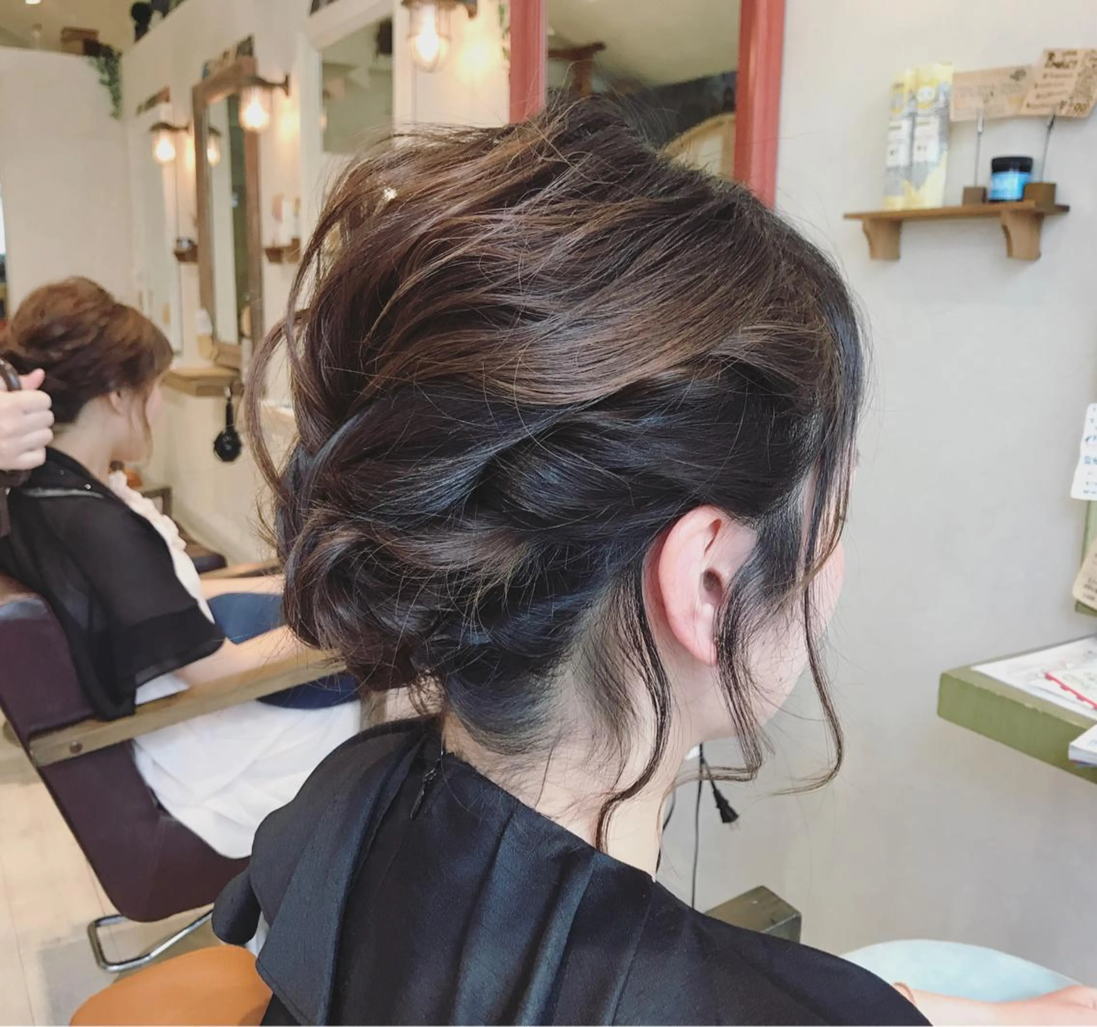 ミディアム ヘアアレンジ 結婚式・ブライダル メンズ指名多数!! SiLO 田島のヘアスタイル