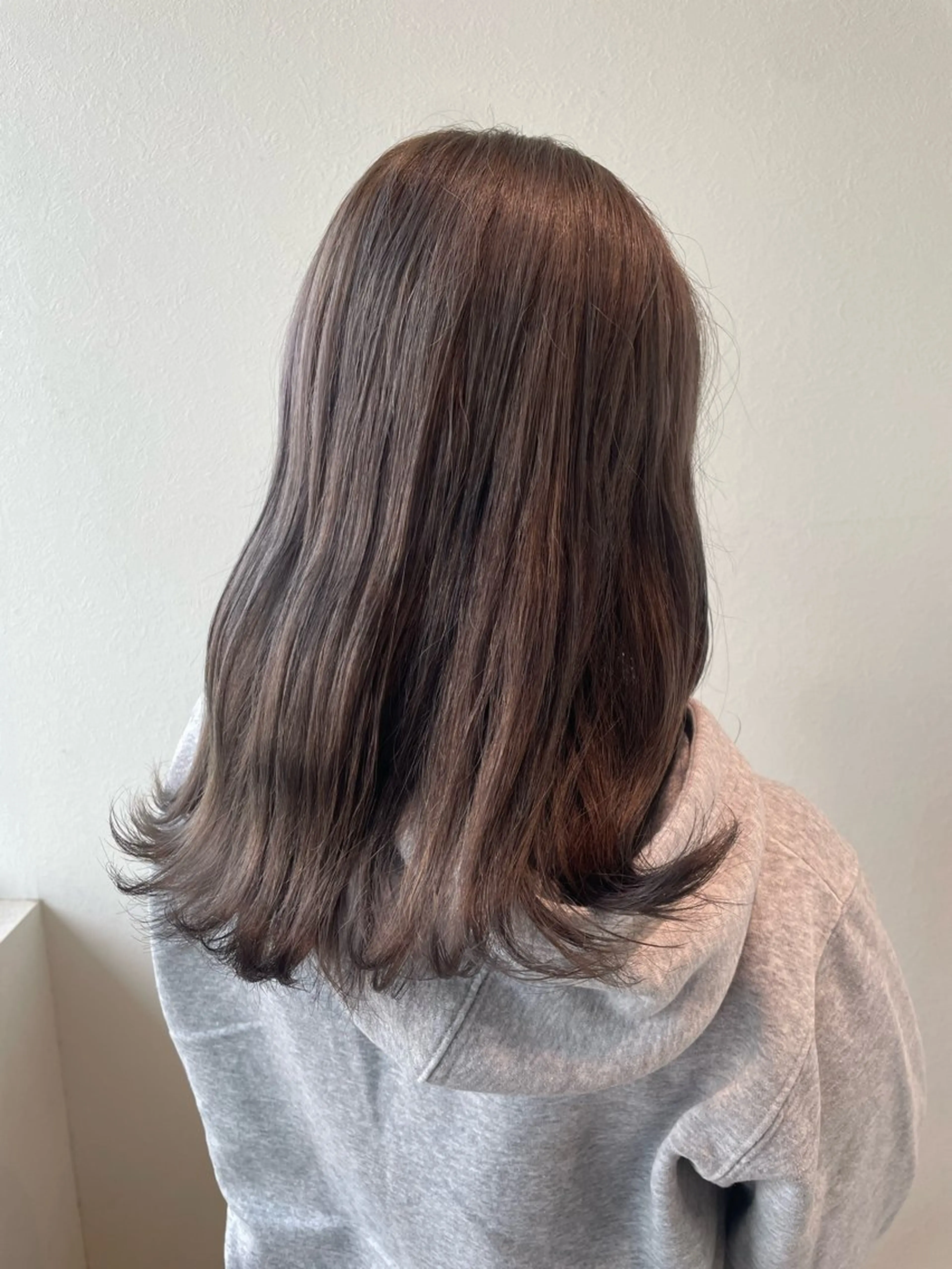 ミディアム ヘアカラー SARA古賀店 かすみ🐬🩵のヘアスタイル