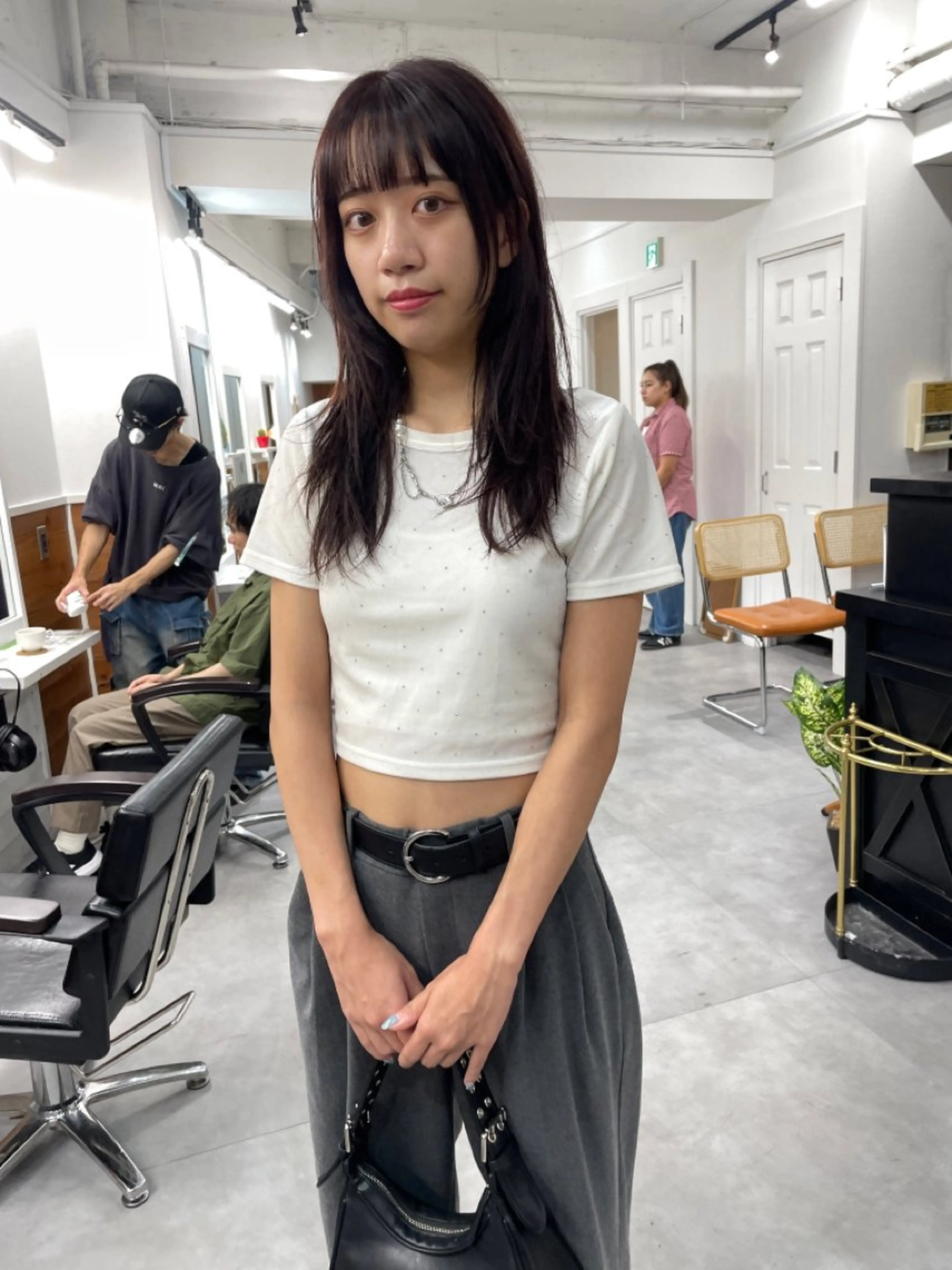 ミディアム カラー レイヤーカット カット ヘアカラー トリートメント レイヤー／似合わせ TAKUYAのヘアスタイル