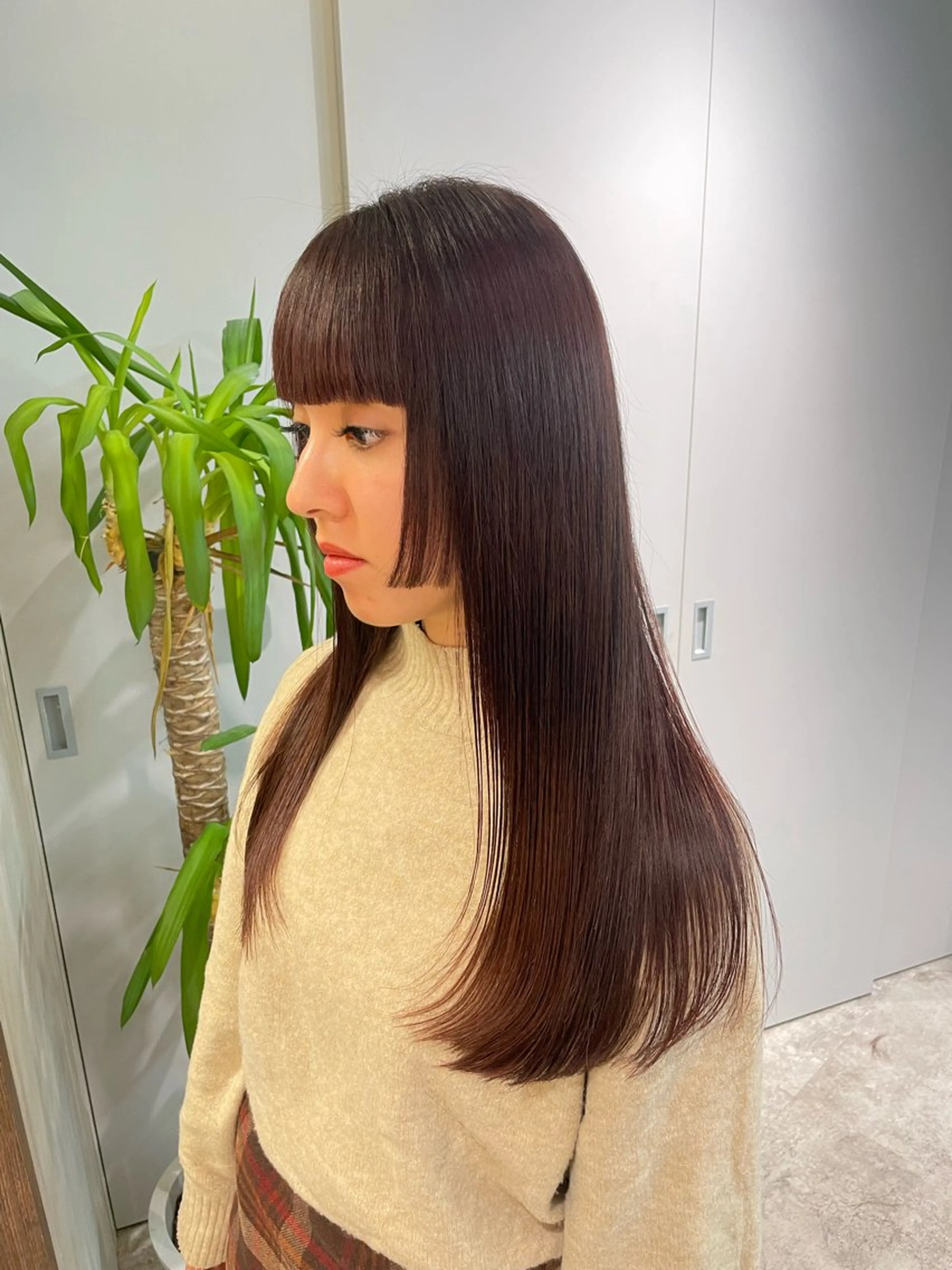 ロング ハイトーン/透明感 yuinaのヘアスタイル