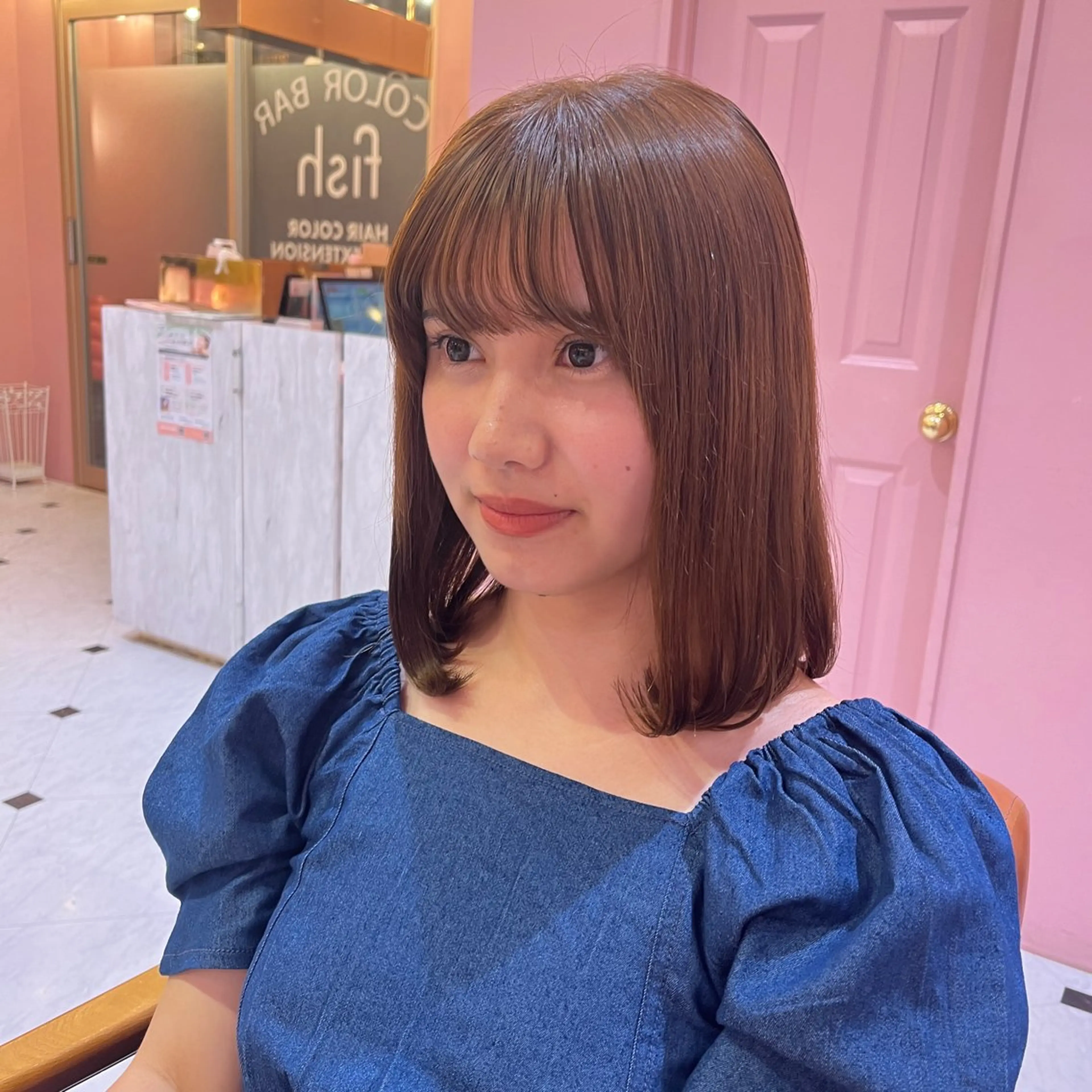 カラー 横浜/レイヤー/ボブ shiira👼🏻のヘアスタイル