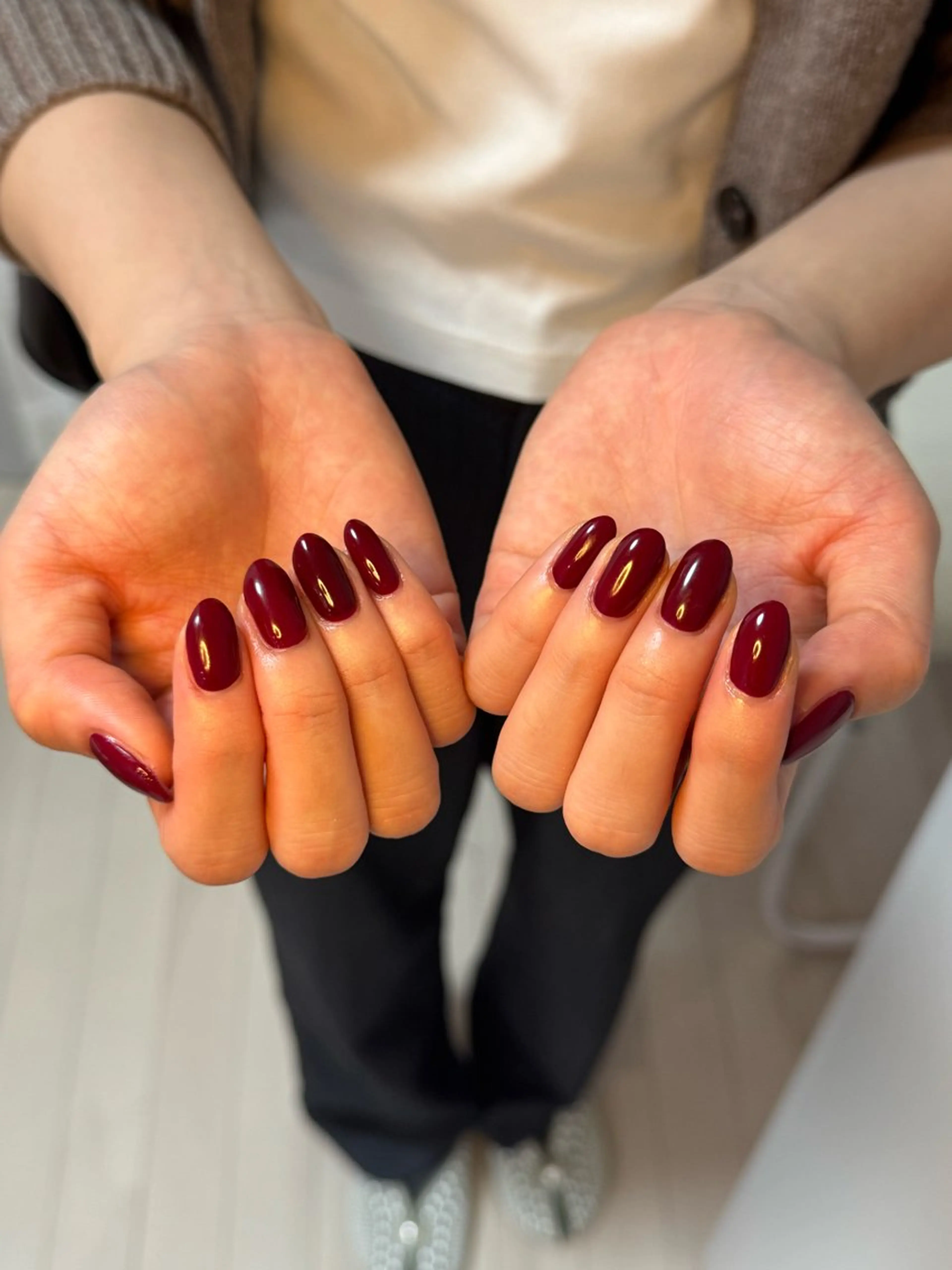 ネイル アートネイル オーロラネイル チークネイル フレンチネイル ガラスフレンチ ハンドネイル 🎀🎀YooLi Nail Salonのネイルデザイン