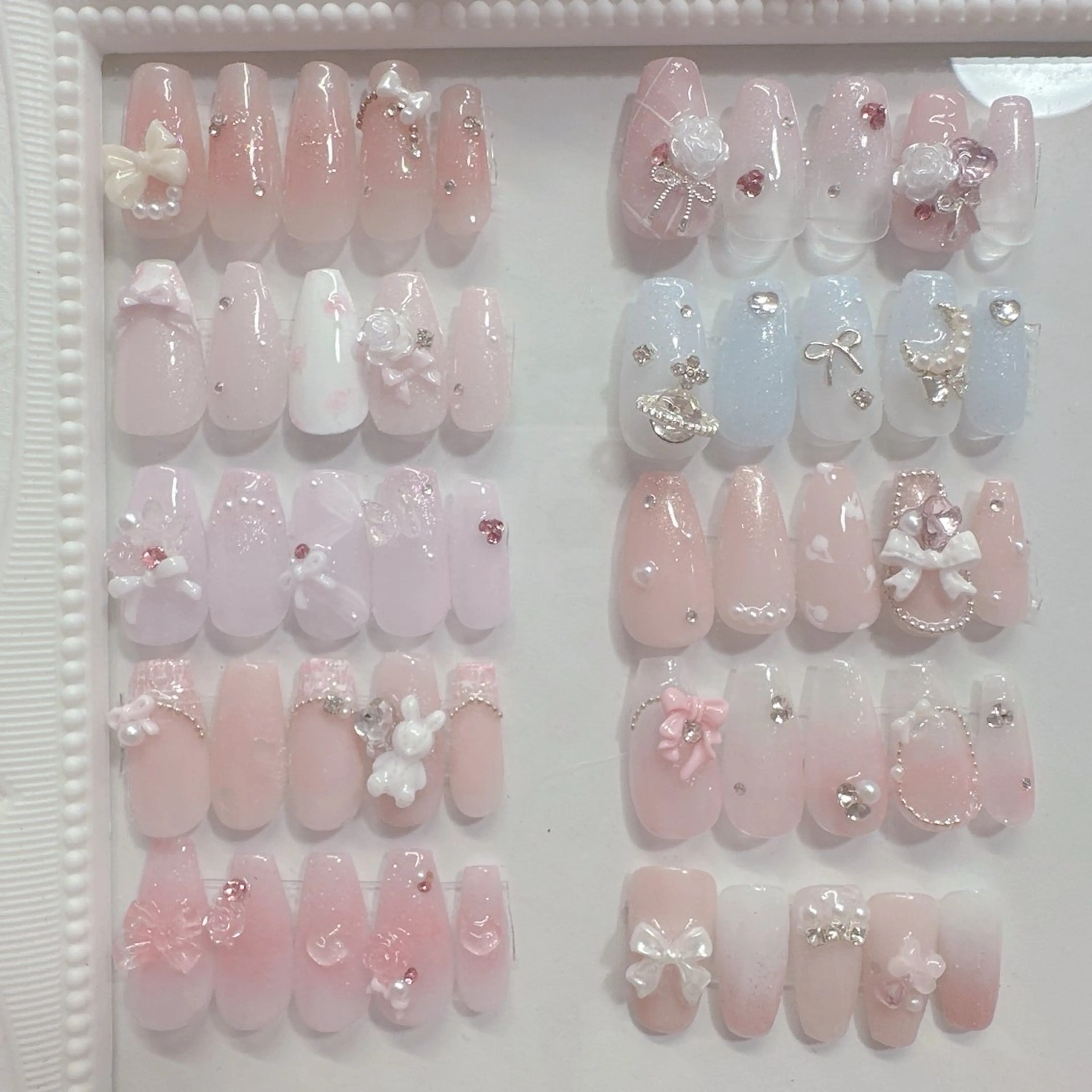 ネイル ワンホン、かわいい系 🎀ななみのネイルデザイン