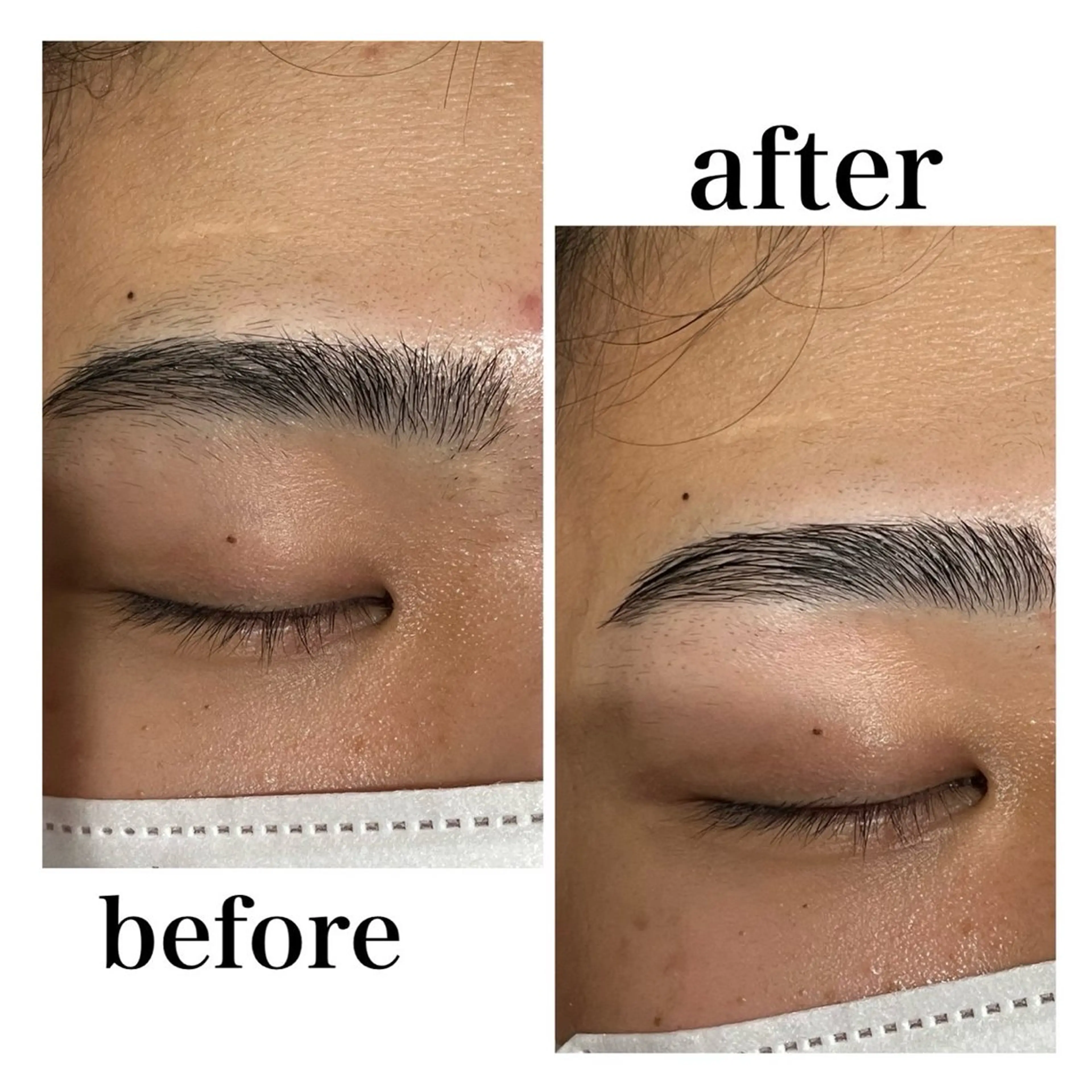 【男の美眉/眉毛メンテナンス】5500→3500 ［ワックス脱毛/メンズアイブロウ/メンズ眉毛/横浜］の写真