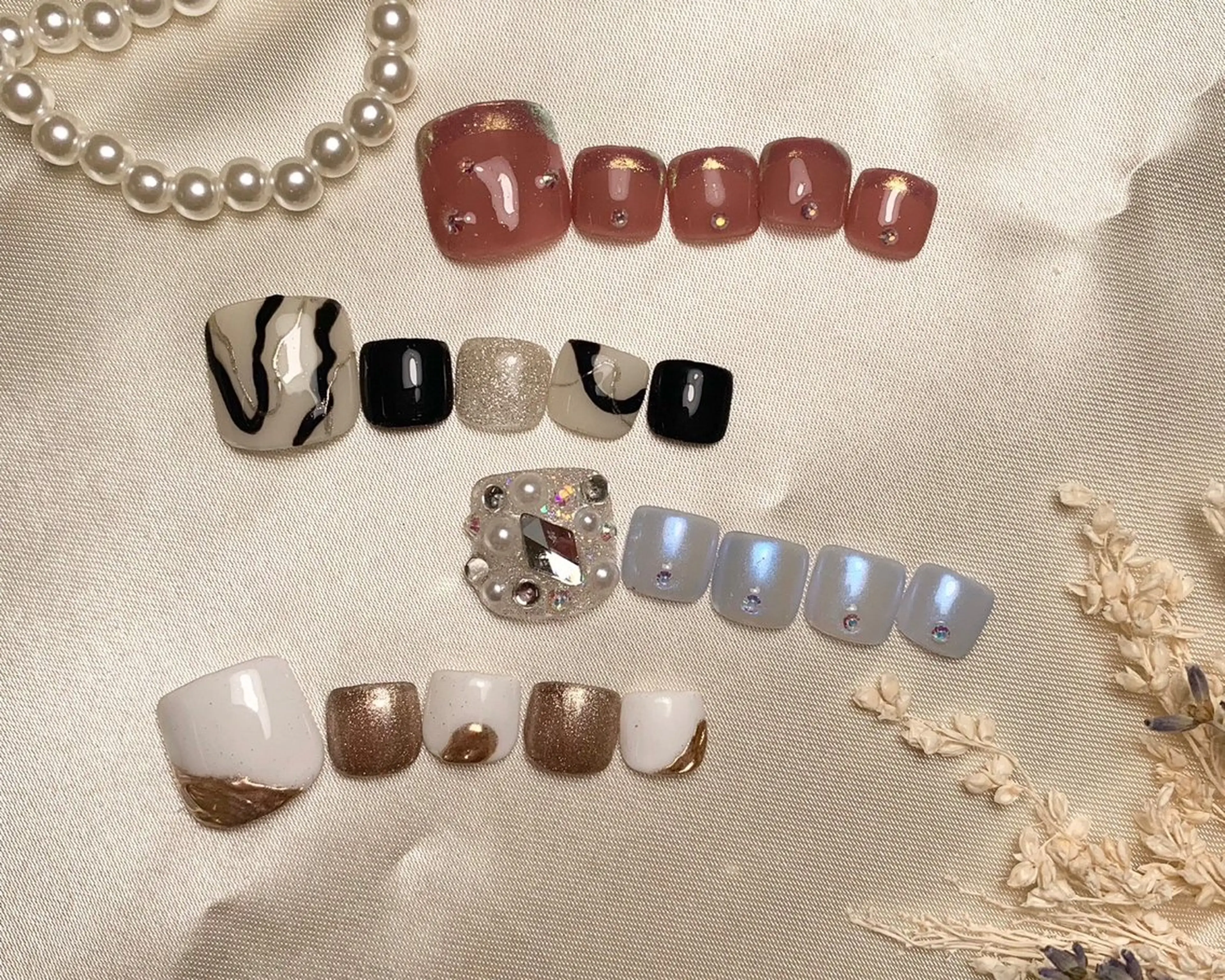 ネイル フットネイル プティリボン 武蔵小金井店のネイルデザイン