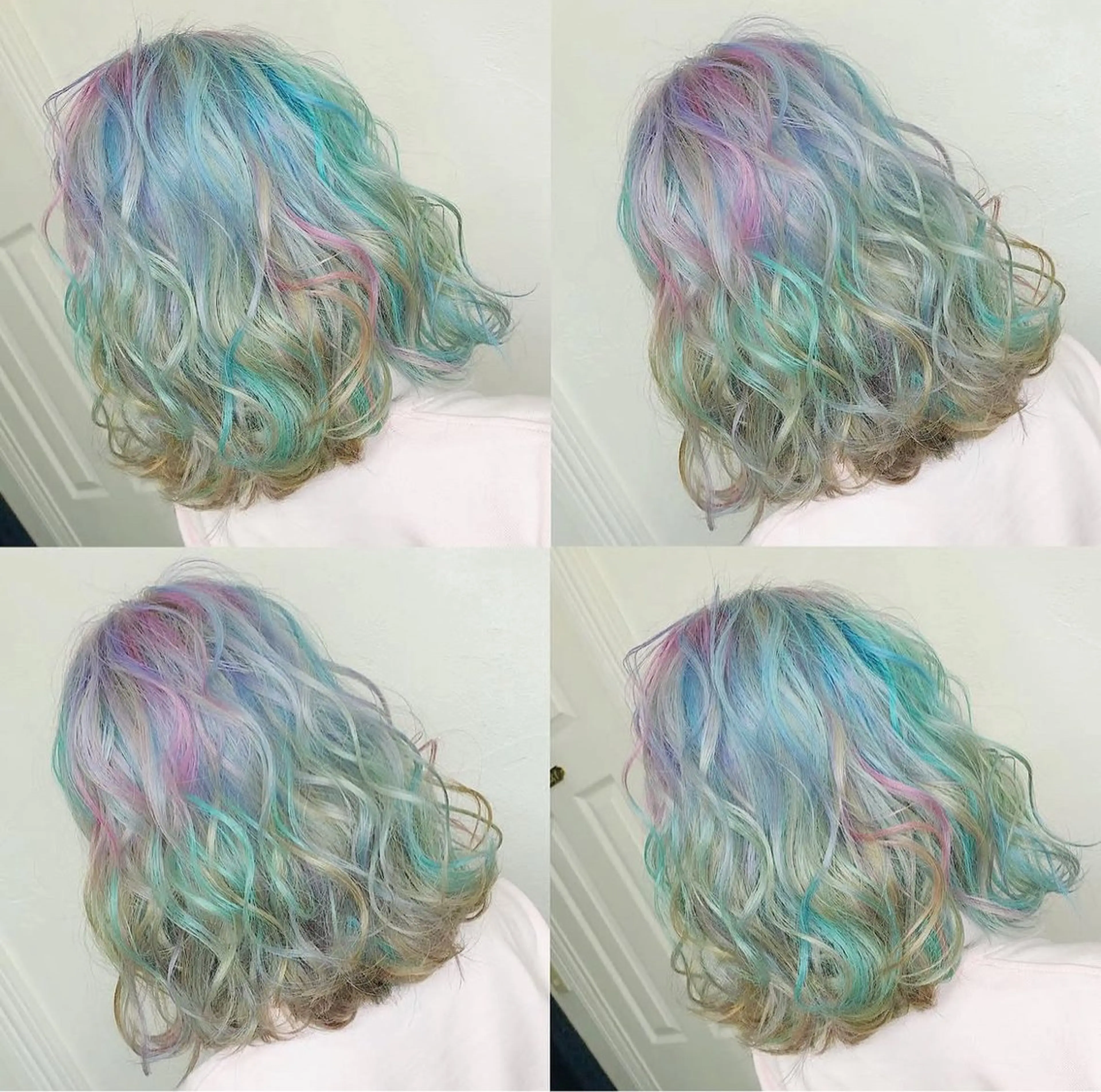 カラー まえの みほのヘアスタイル