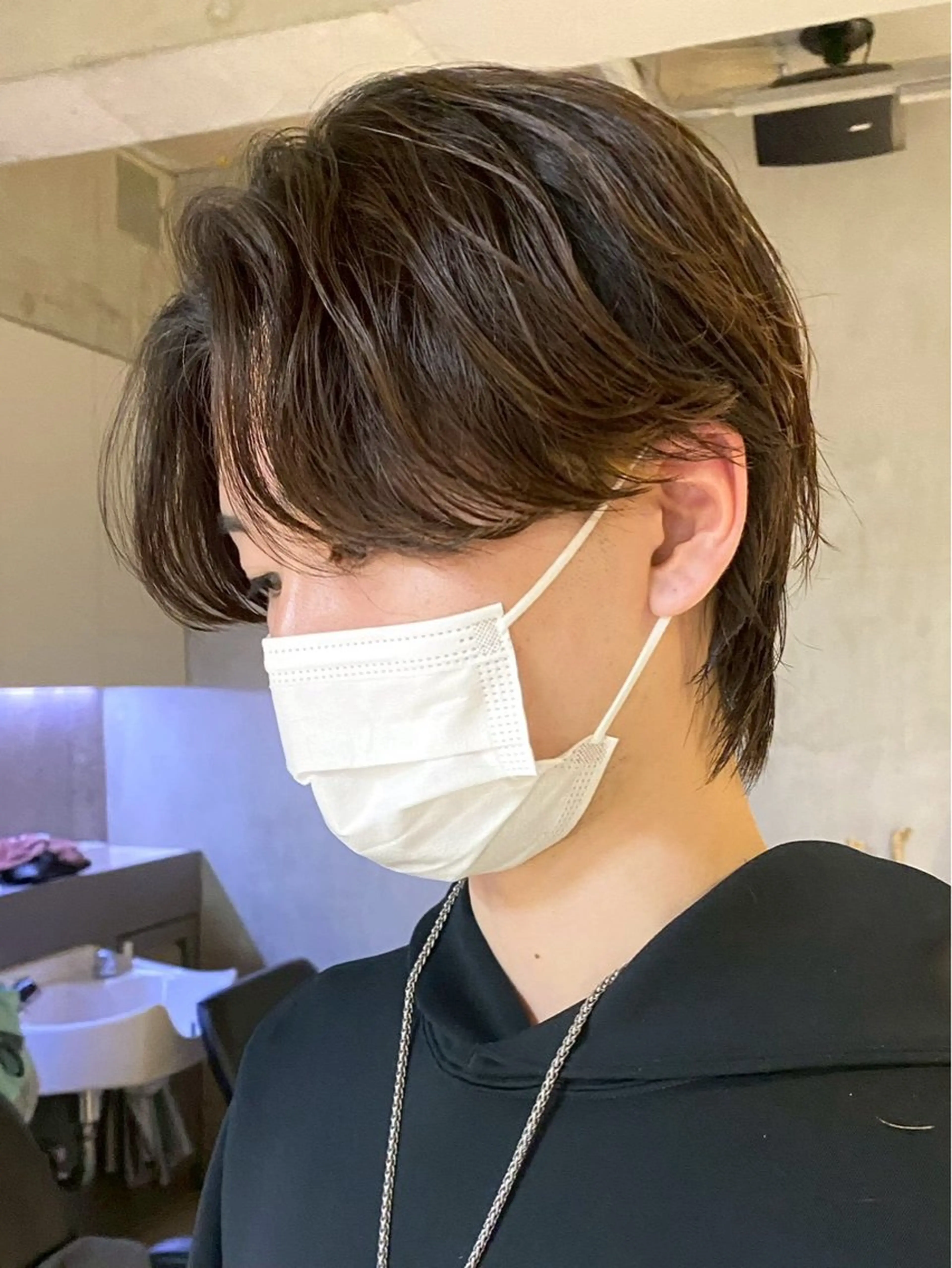【minimo限定価格✨️】    メンズ   カット＋ニュアンスパーマ￥2500の写真