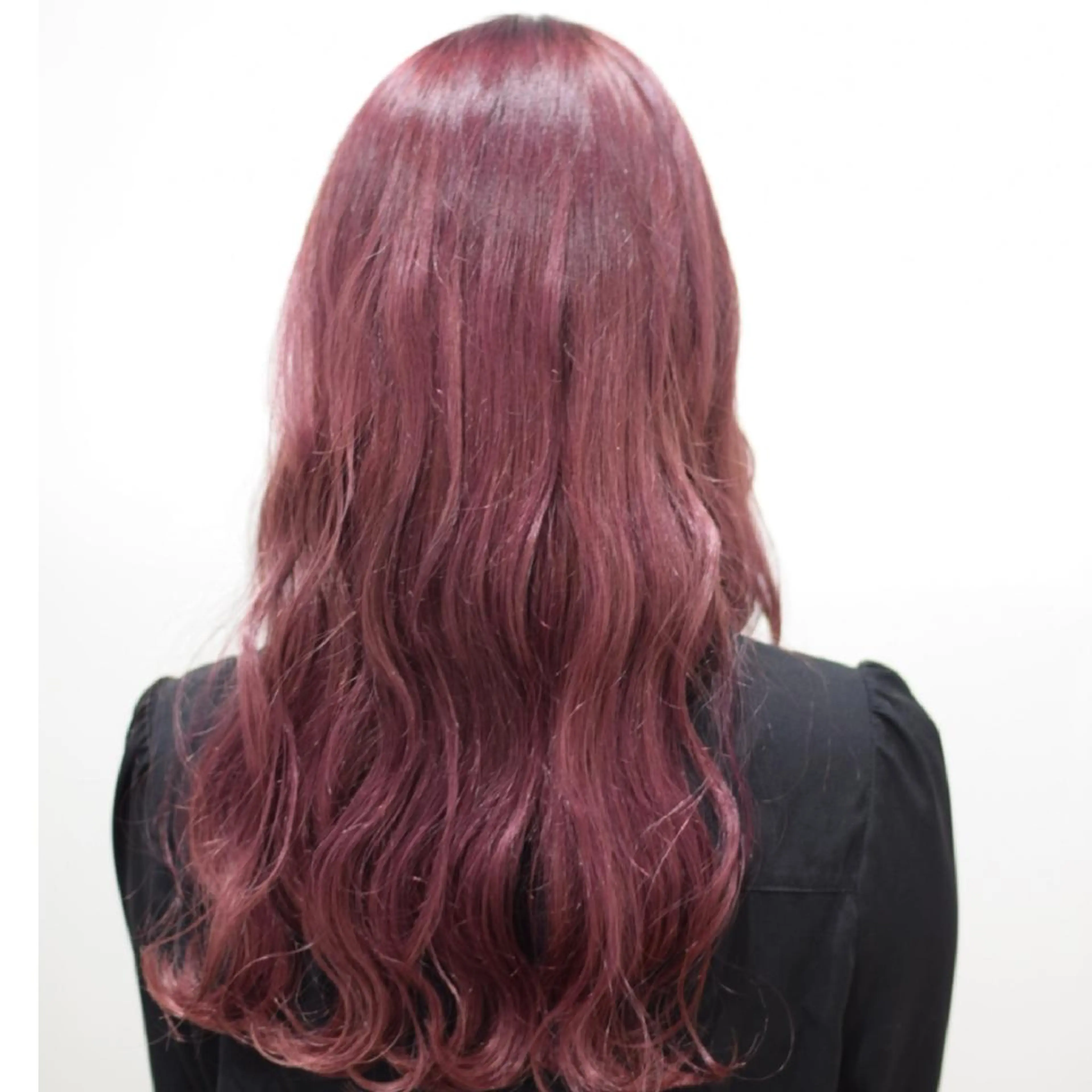 ロング カラー ブリーチ ピンクカラー ヘアカラー デザインカラー 小西勇次のヘアスタイル