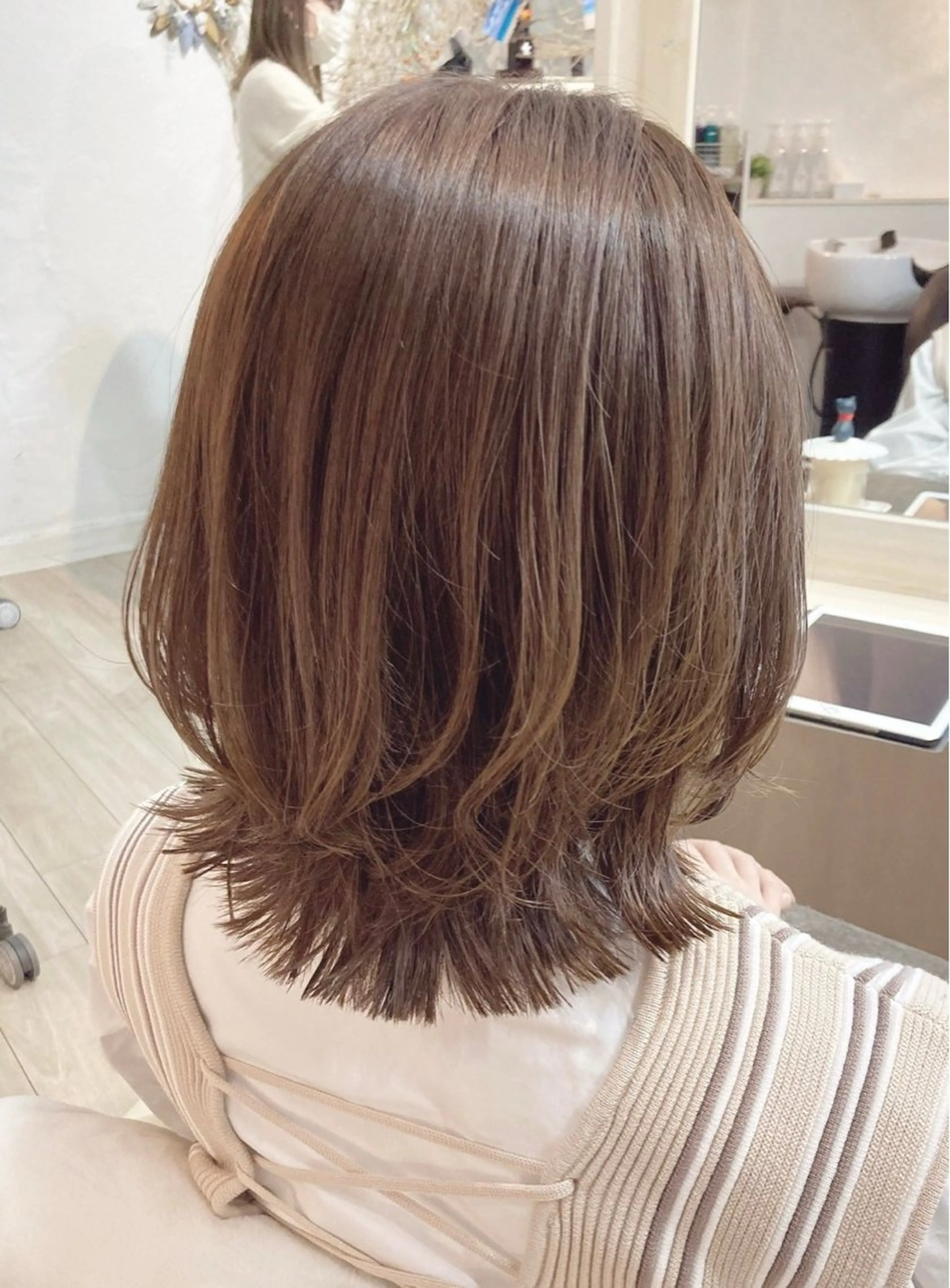 ミディアム 髪質改善🍀レイヤー 髙橋青心奏のヘアスタイル