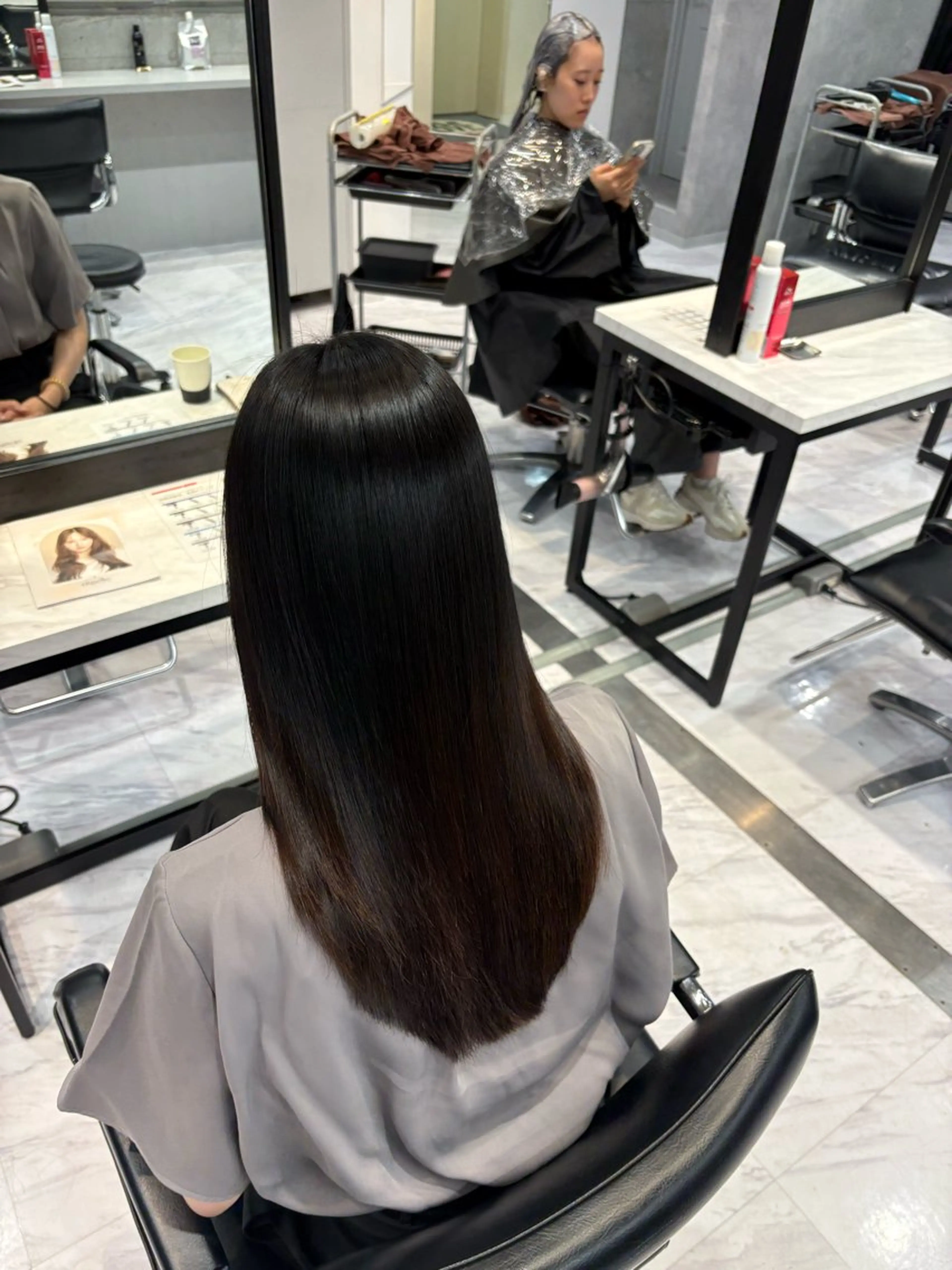 ロング 髪質改善 トリートメント 高橋 みうのヘアスタイル
