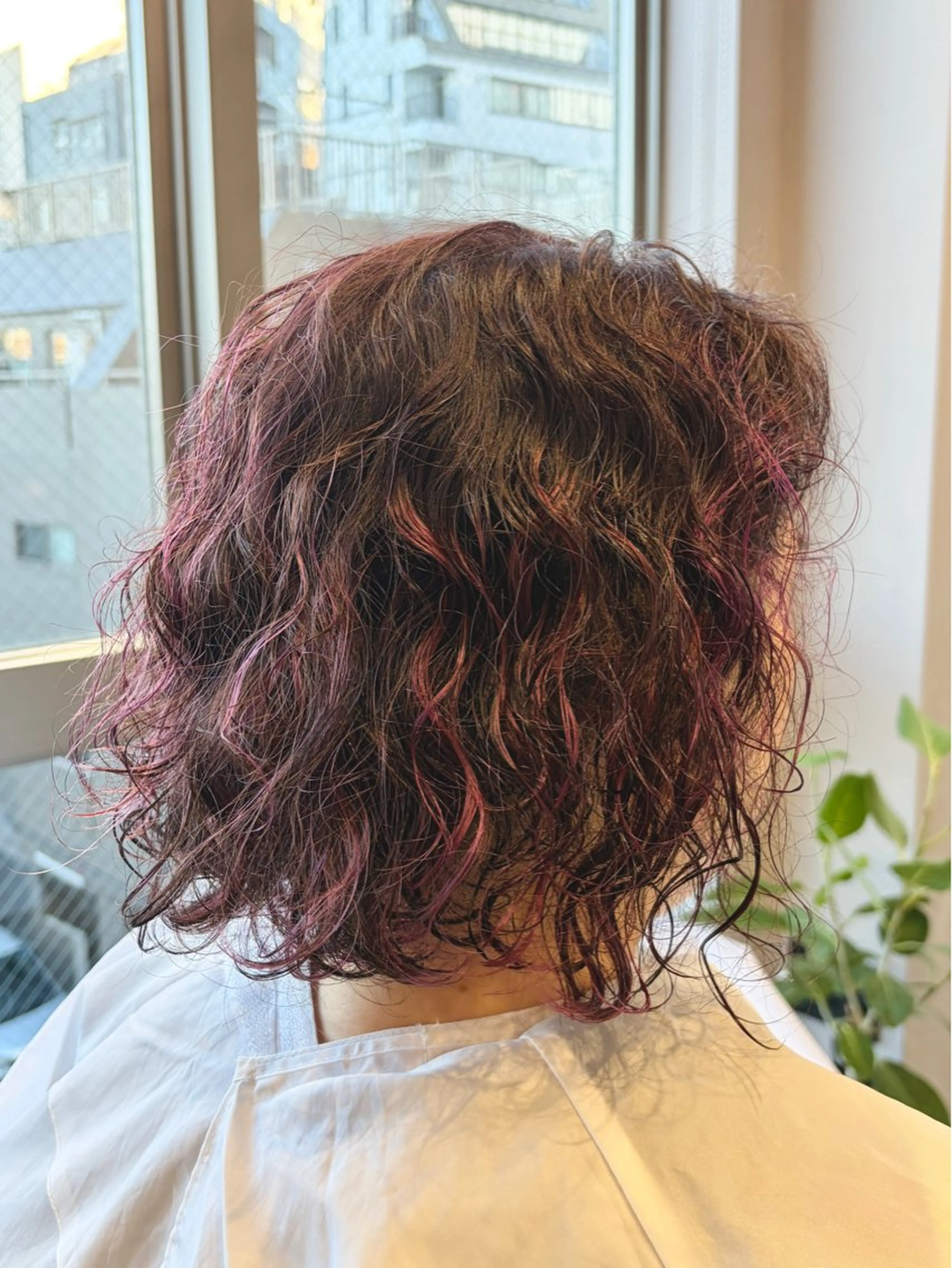 ミディアム ヘアカラー 神楽坂|ヘッドスパ |艶髪|松本あきほのヘアスタイル