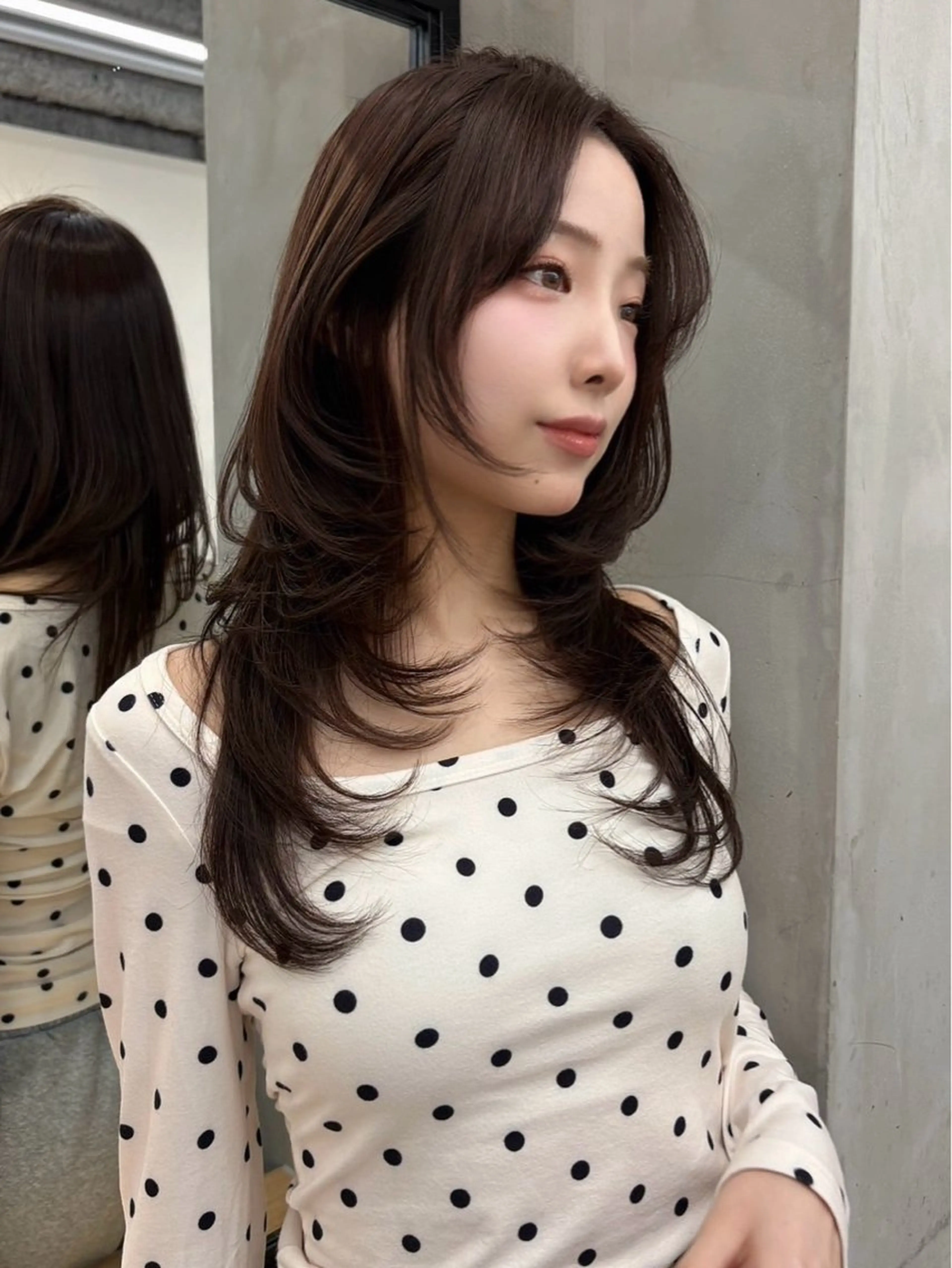 ロング 浦和/ハッシュカット /レイヤー/設樂彩乃のヘアスタイル