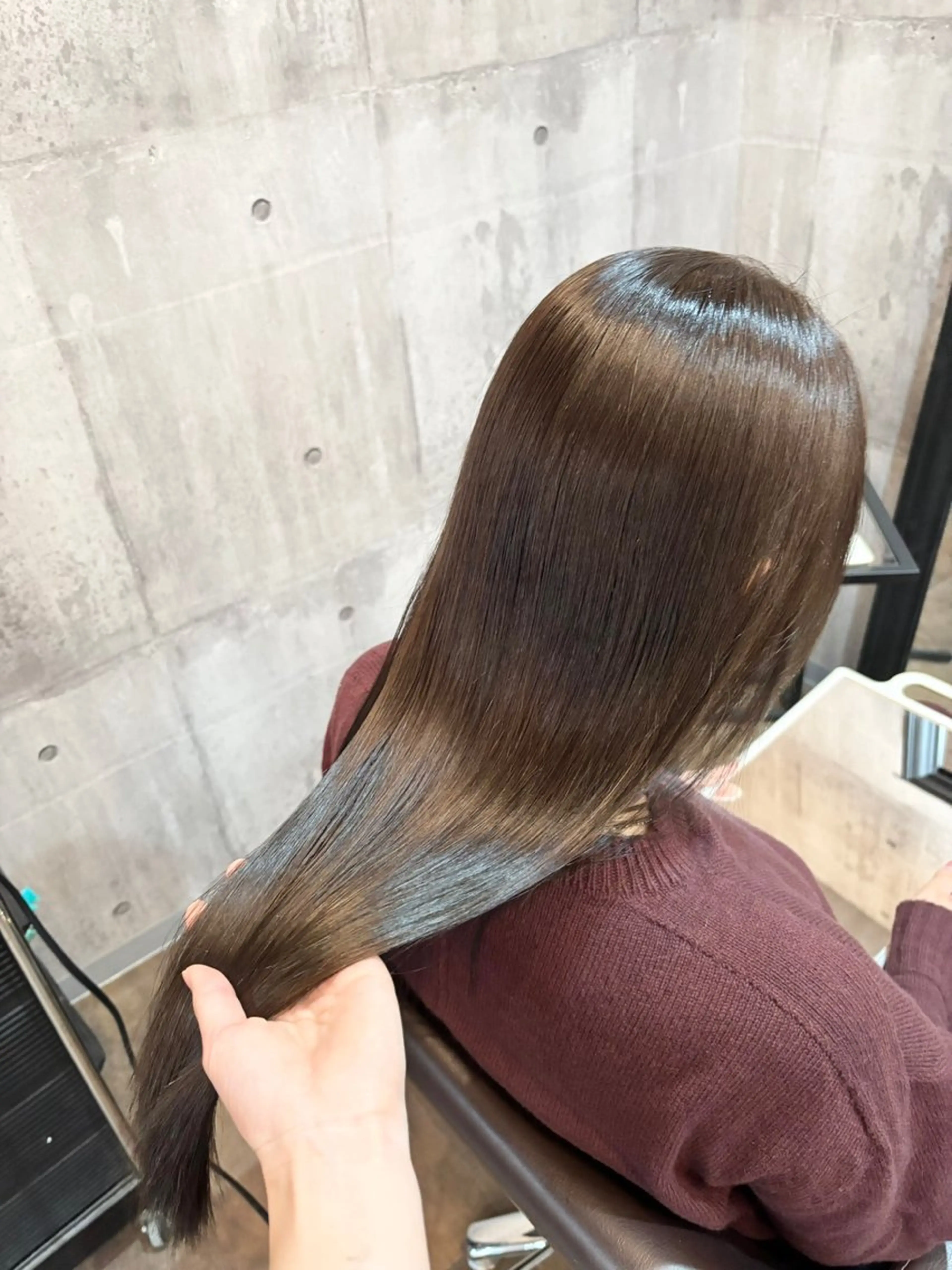 ロング カラー 髪質改善 天使の輪໒꒱⋆ﾟ 量産中🎀のヘアスタイル