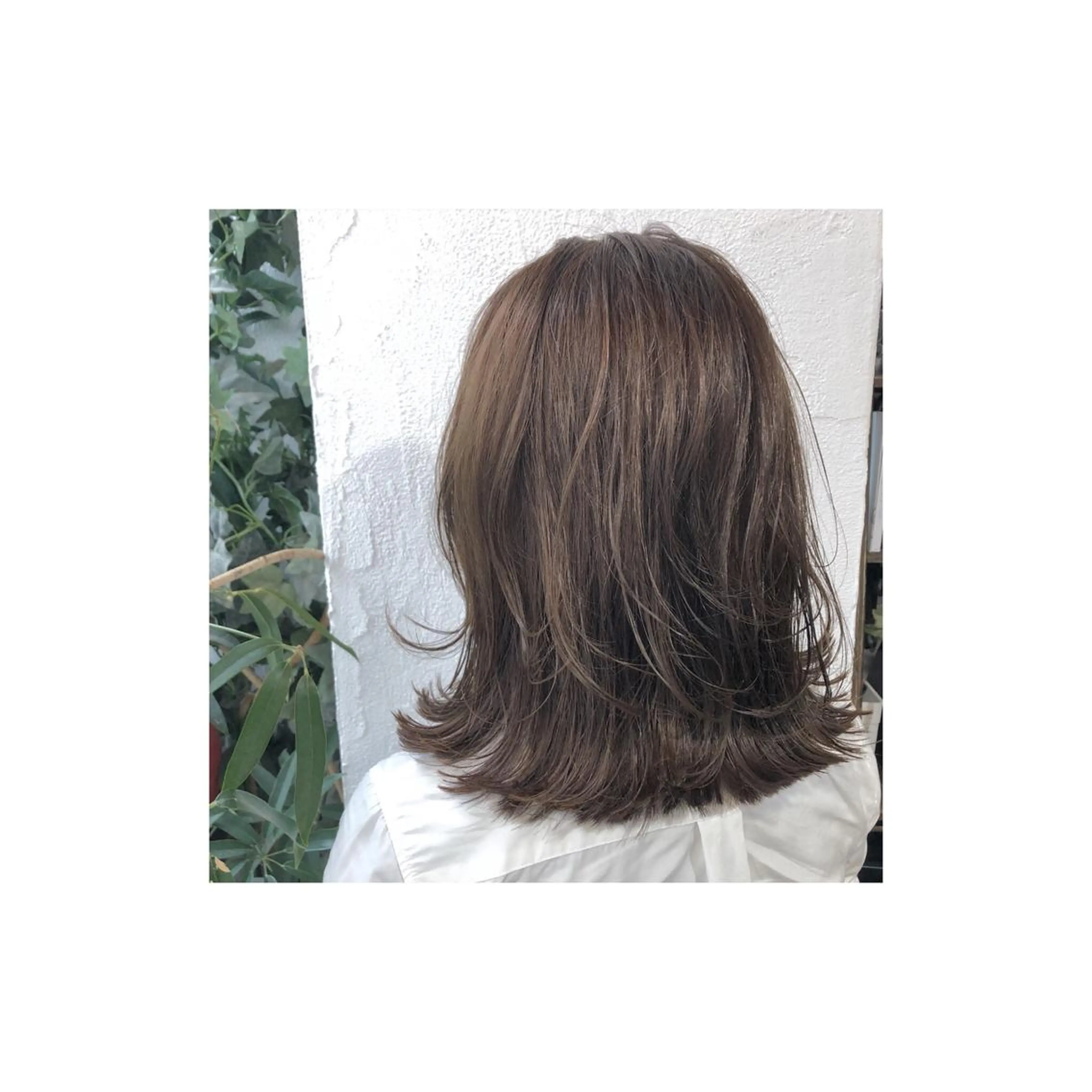 セミロング カラー mayu ○のヘアスタイル
