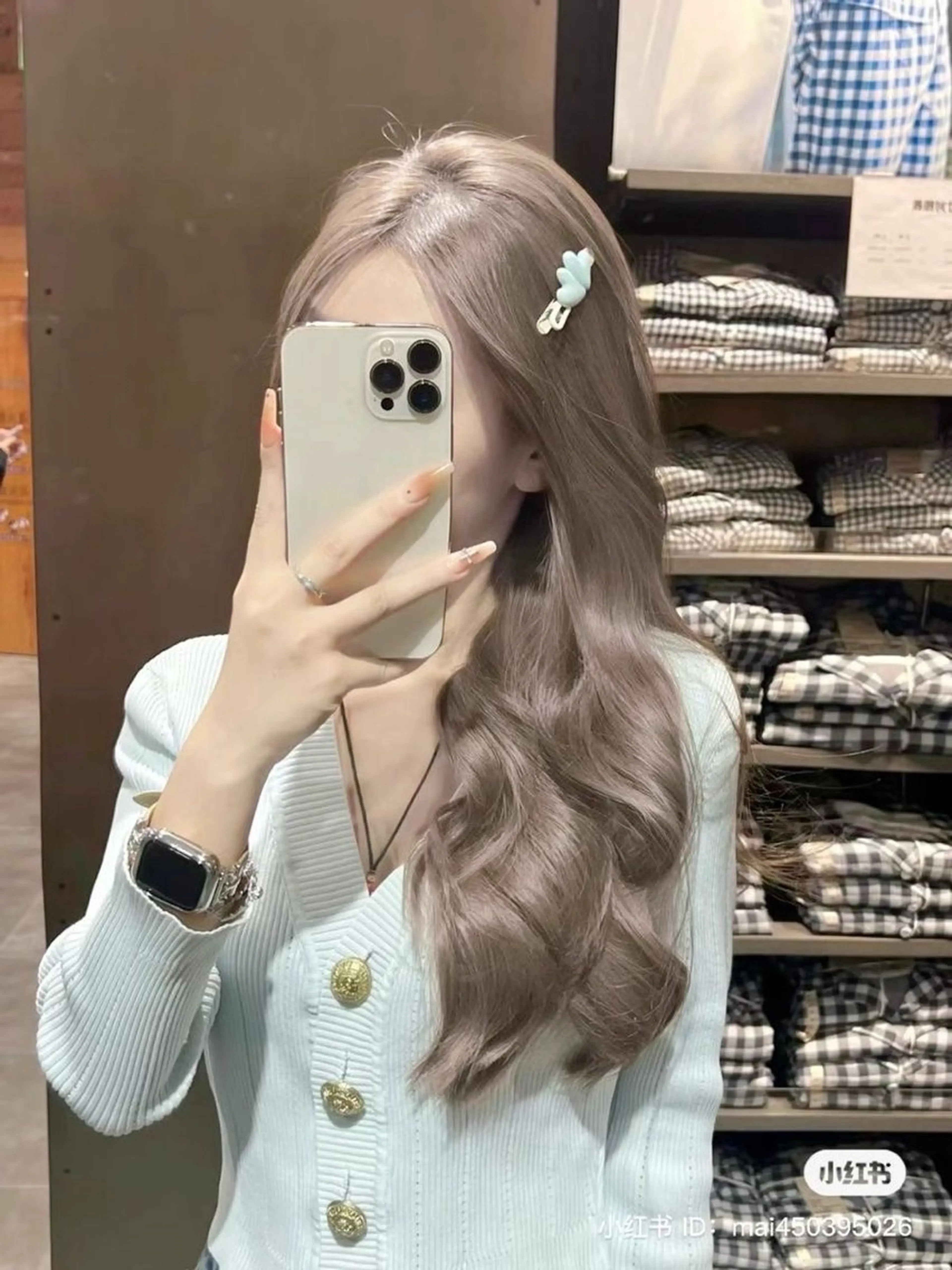 ロング カラー ダメージレスハイ トーン💖kanonのヘアスタイル