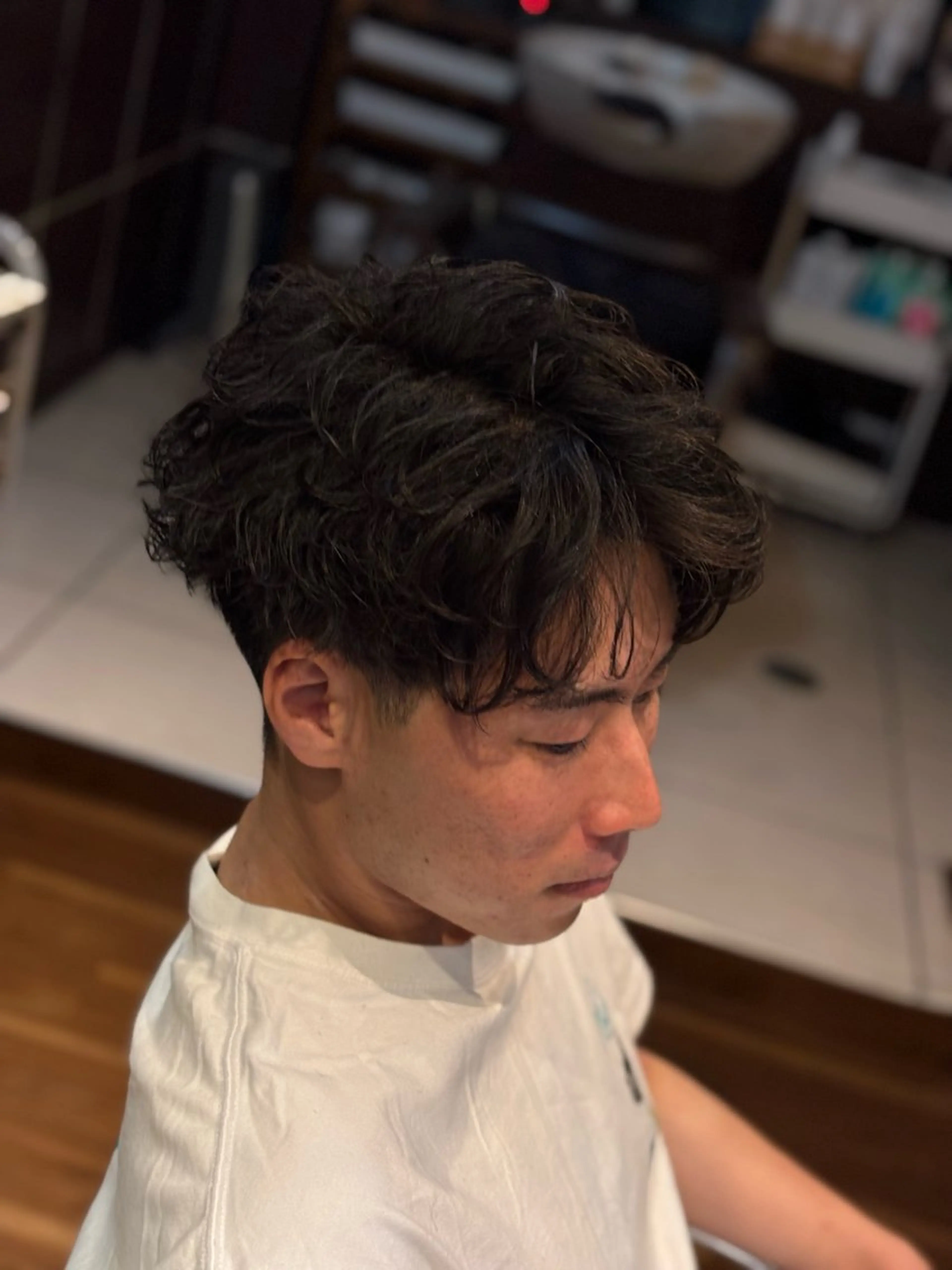 メンズ パーマ 西田 祥馬のヘアスタイル