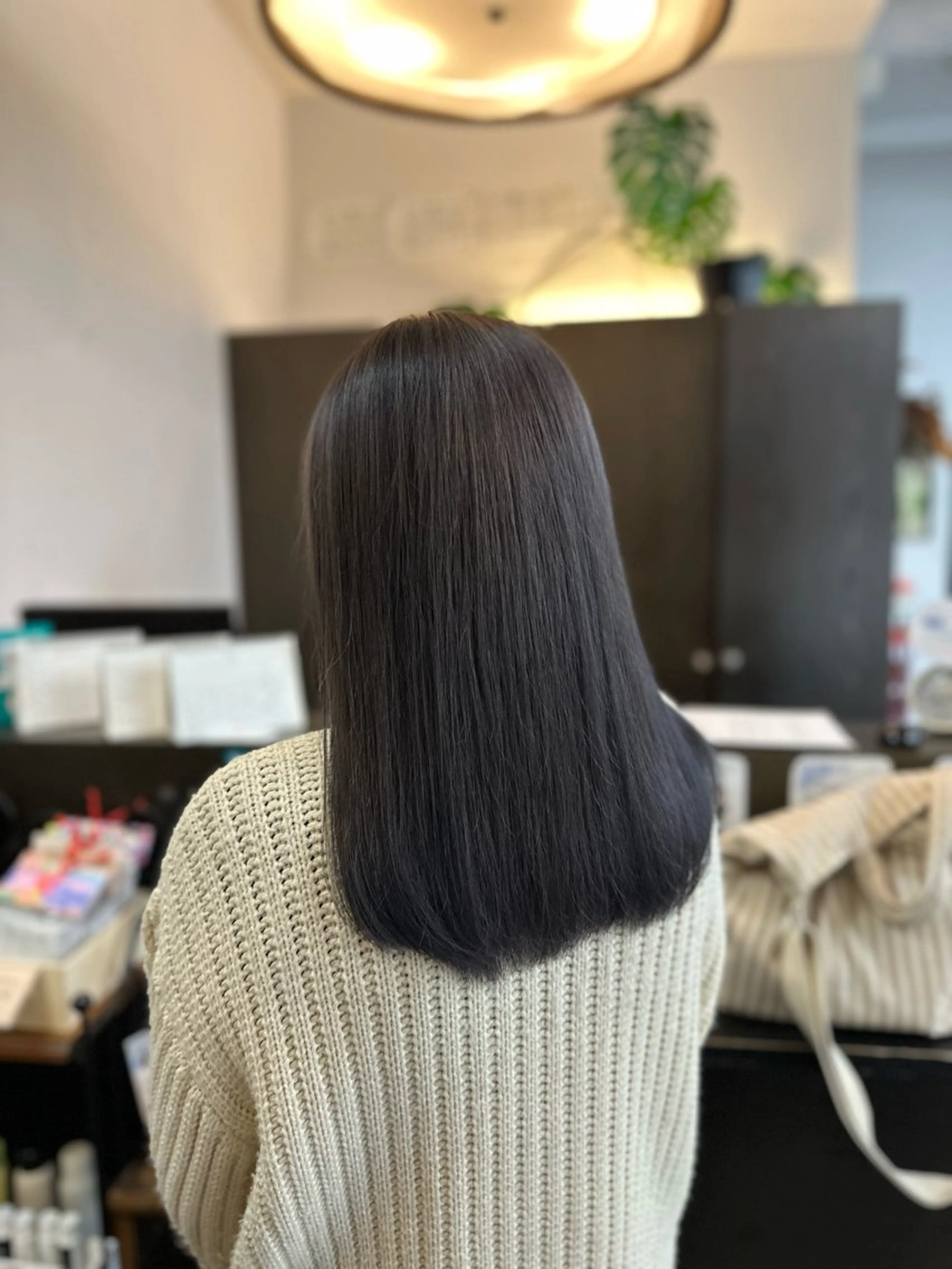 整えカット(2cm以内)+ワンカラーの写真