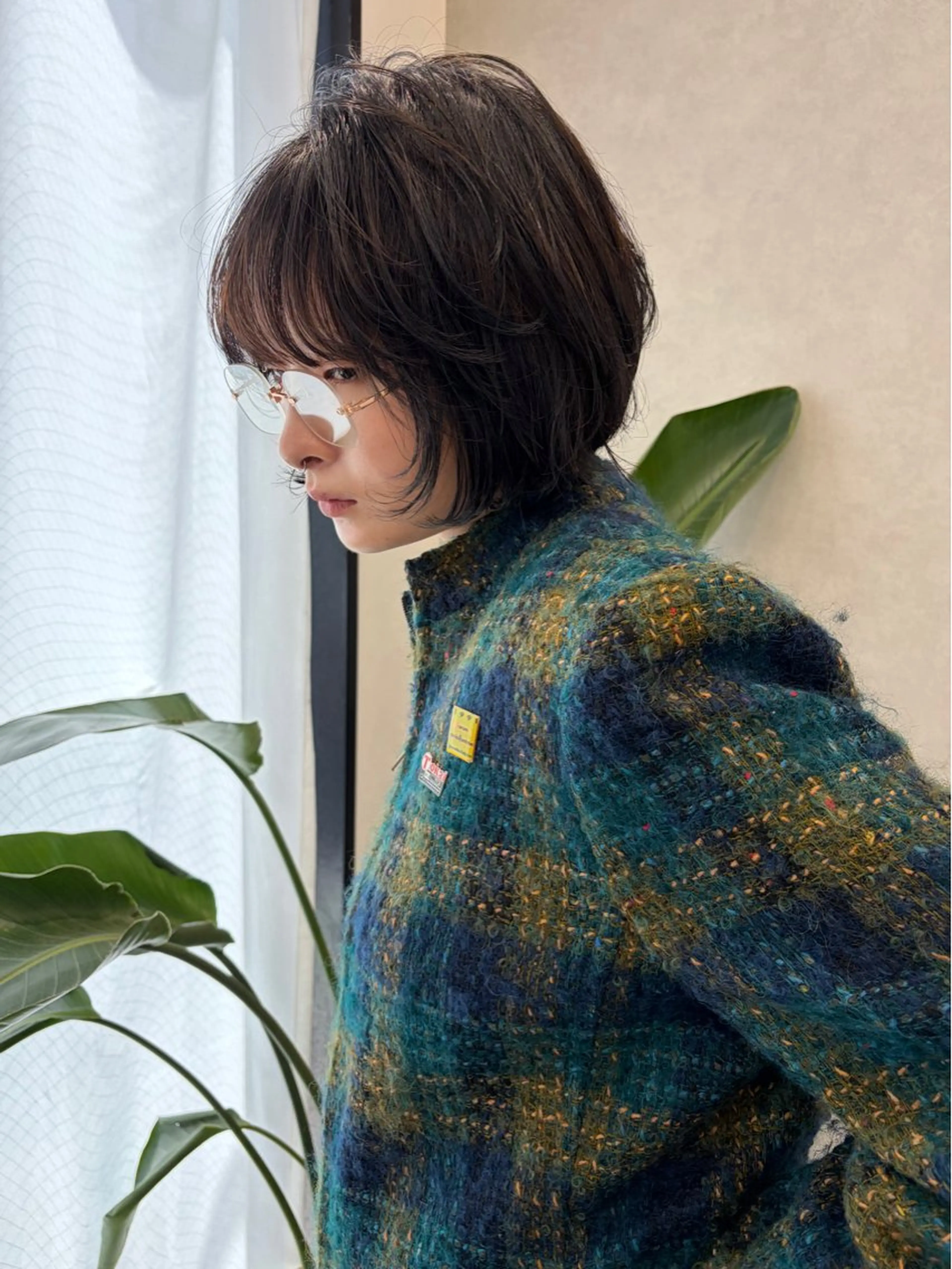 ショート カラー ショートヘア カット ヘアカラー 顔周りレイヤー /kokoro🦮のヘアスタイル