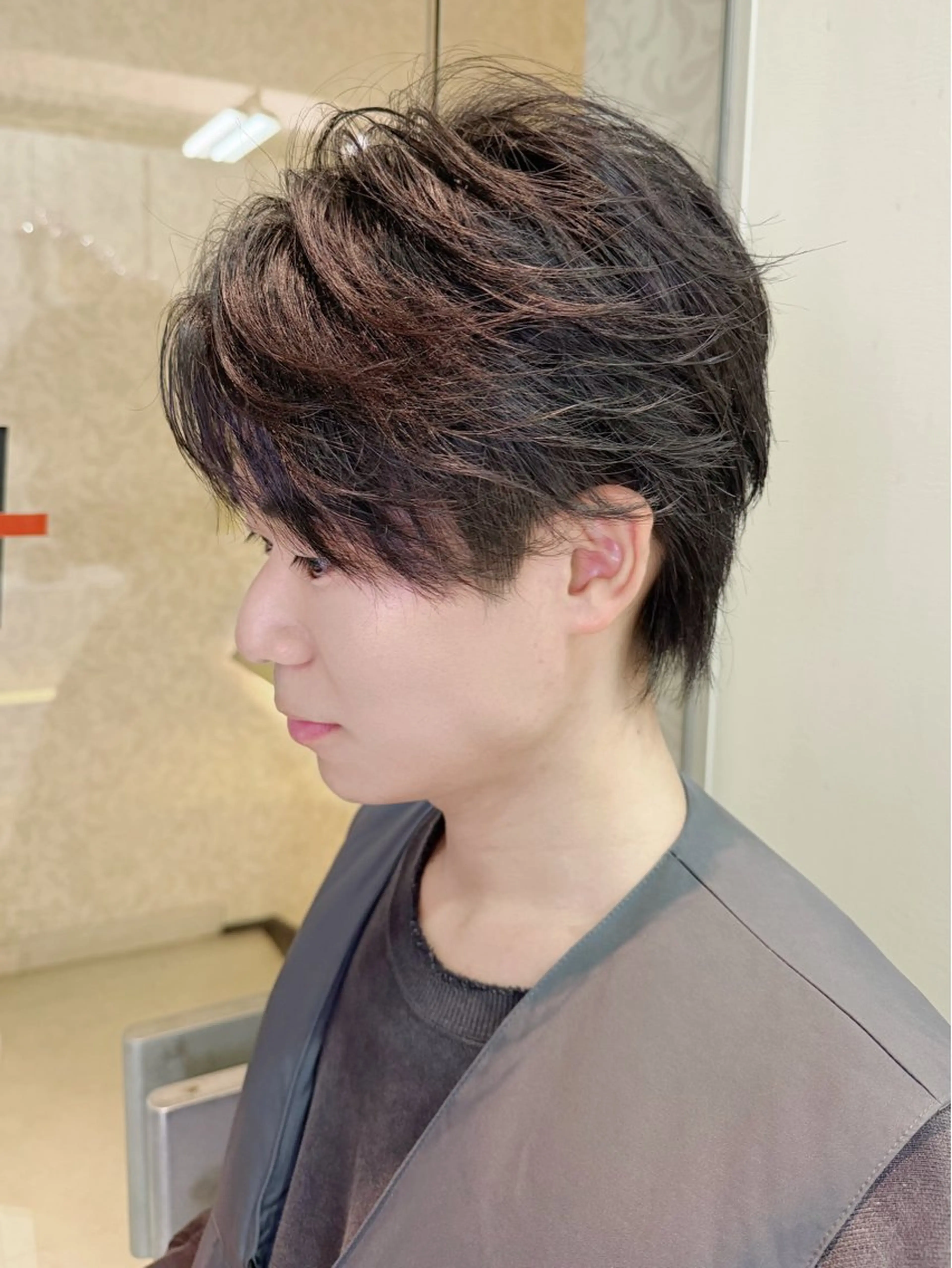 ショート カット パーマ wil西宮レイヤー 西村徹のヘアスタイル