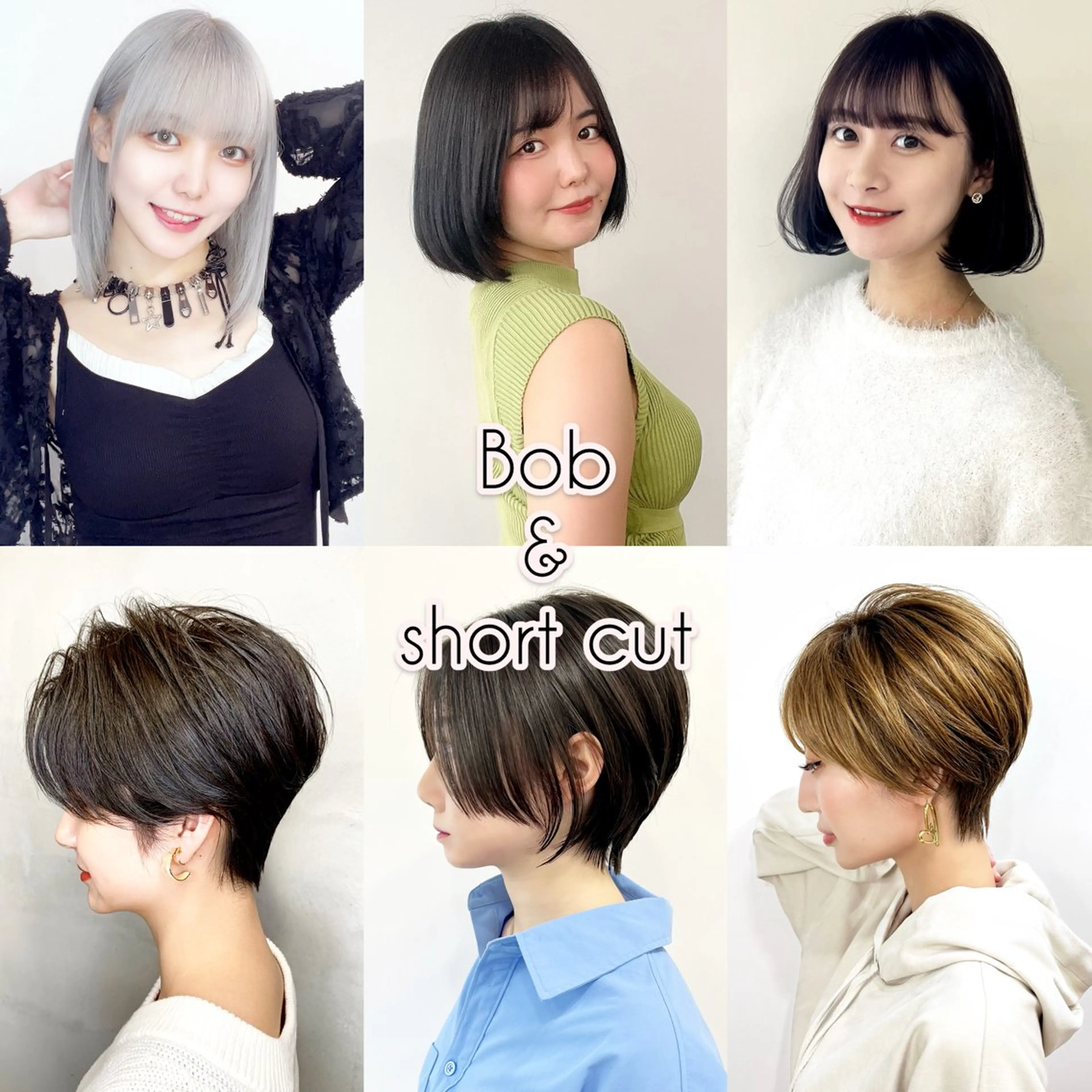 ショート カラー ボブ タンバルモリ 韓国風ヘア 似合わせカット ショートヘア カット ヘアカラー トリートメント 渋谷レイヤーカット❌ 縮毛矯正専門/武田涼のヘアスタイル