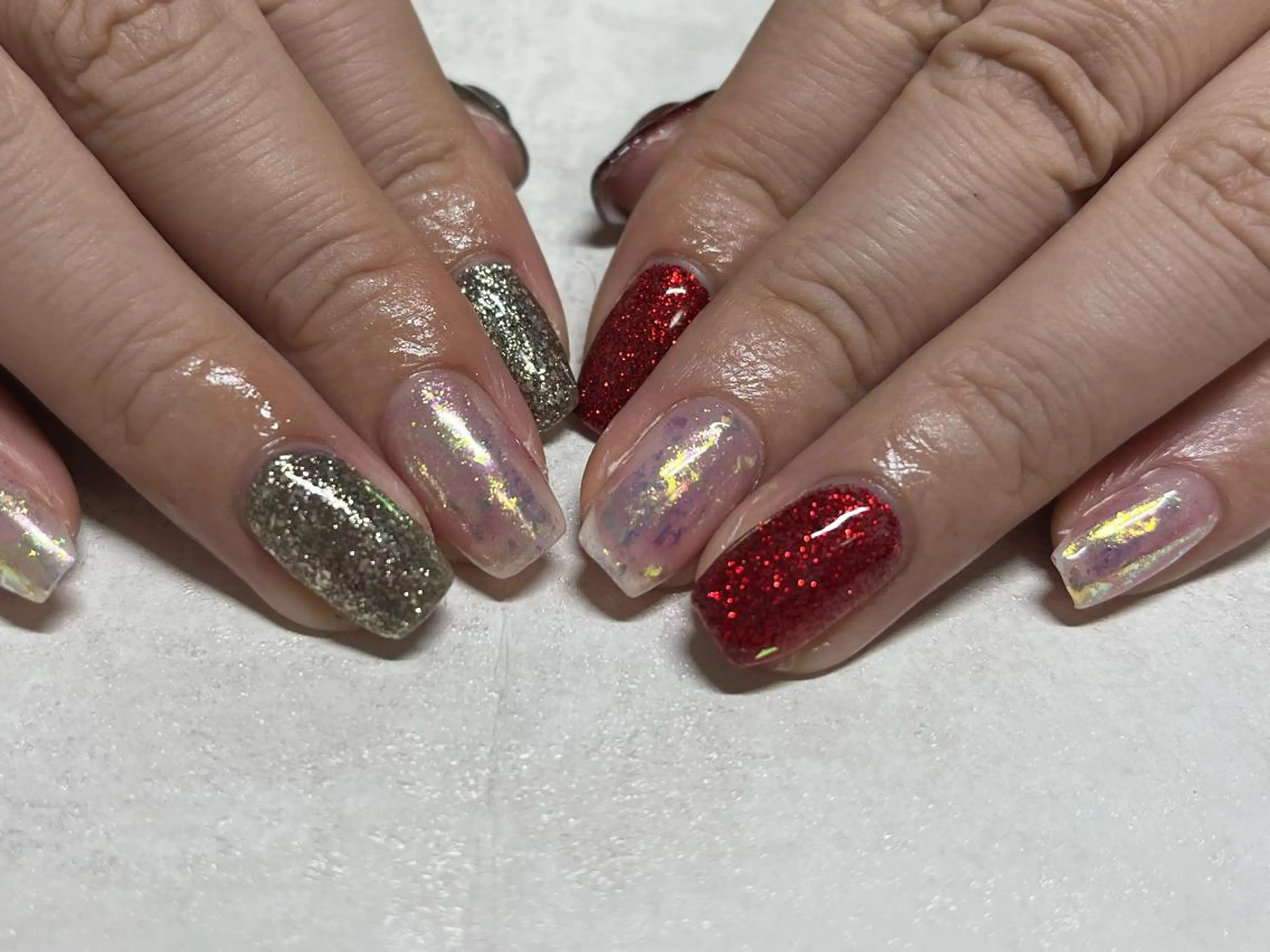 ネイル オーロラネイル フラワーネイル フットネイル フレンチネイル ジェルネイル mogunail &blowのネイルデザイン