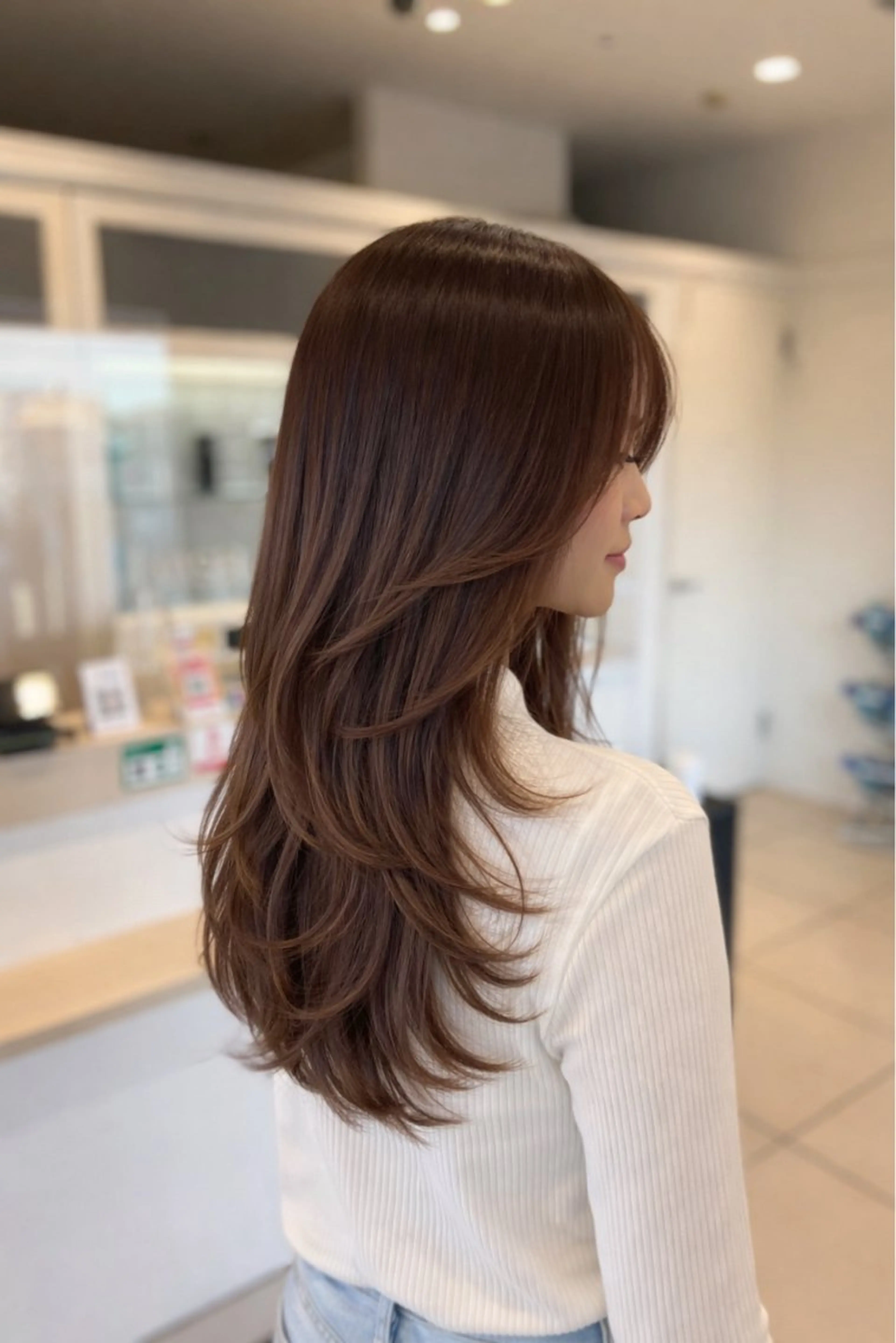 ロング カラー カット ヘアカラー 金子 直樹のヘアスタイル