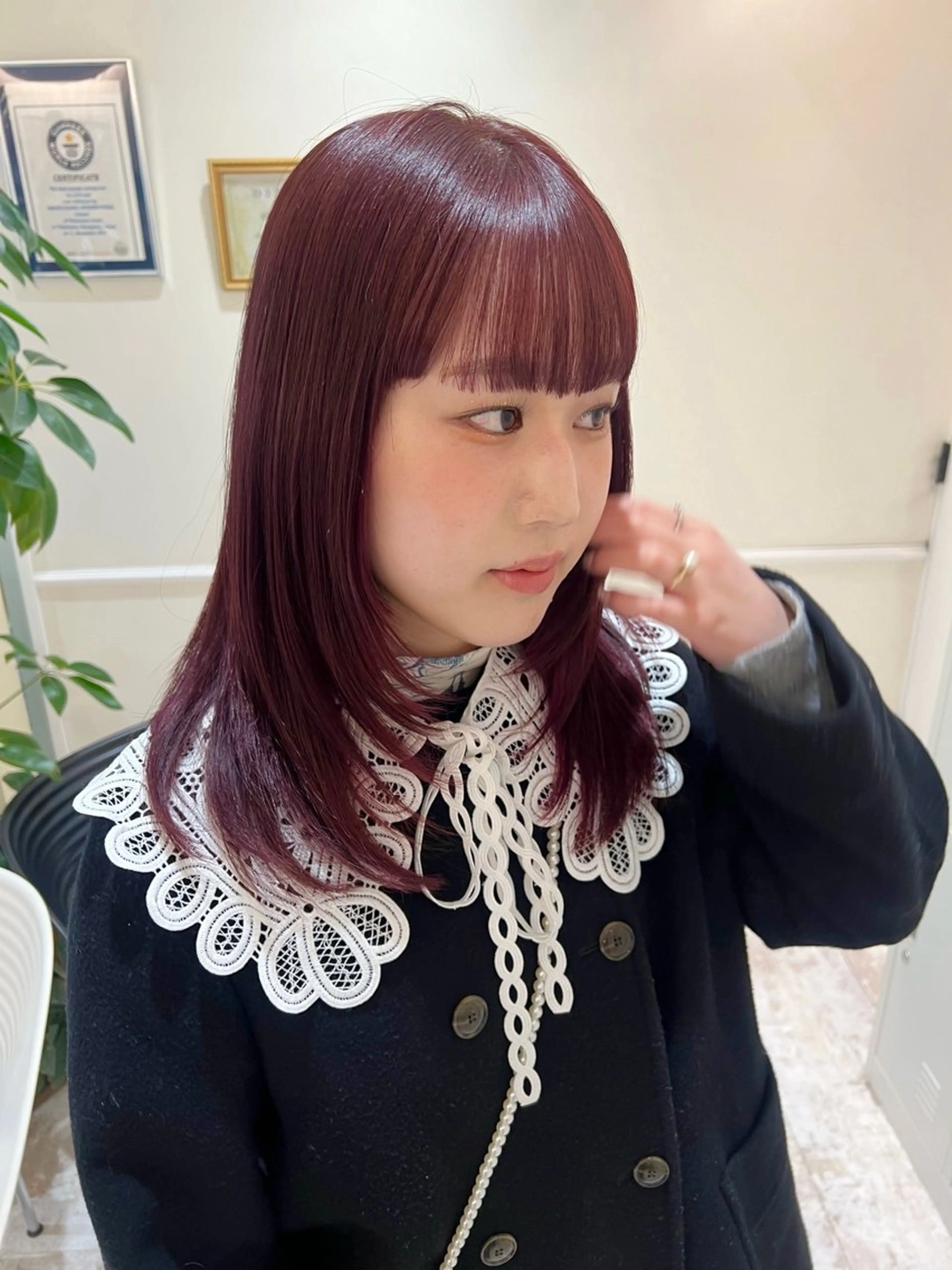 🌈新規の方一番人気!!! 【カット＋ワンカラー＋高保湿トリートメント】🍀の写真