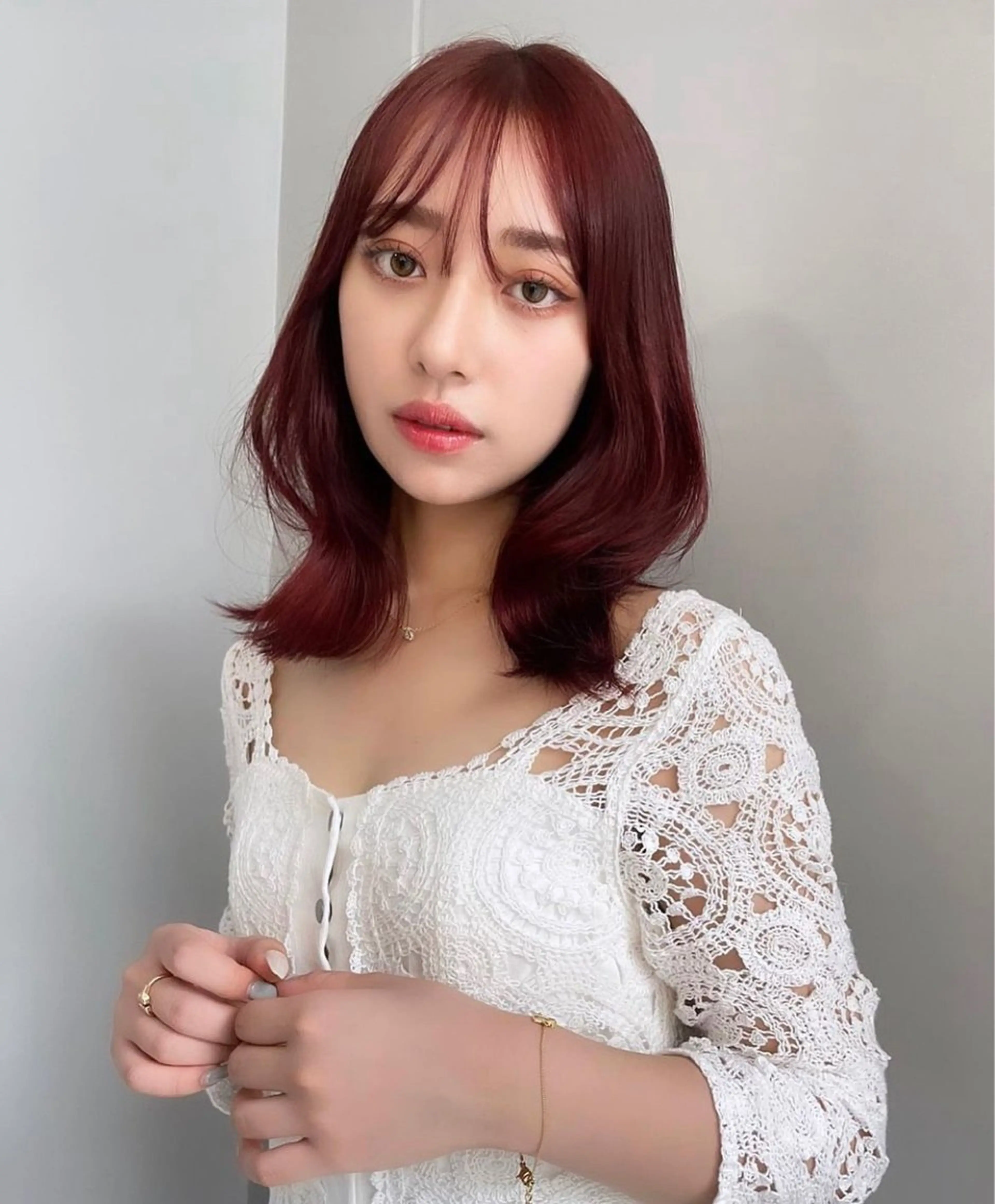 セミロング トリートメント ヘアカラー トリートメント SALOWIN 栄所属・河西 彩香/ブリーチカラーのヘアスタイル