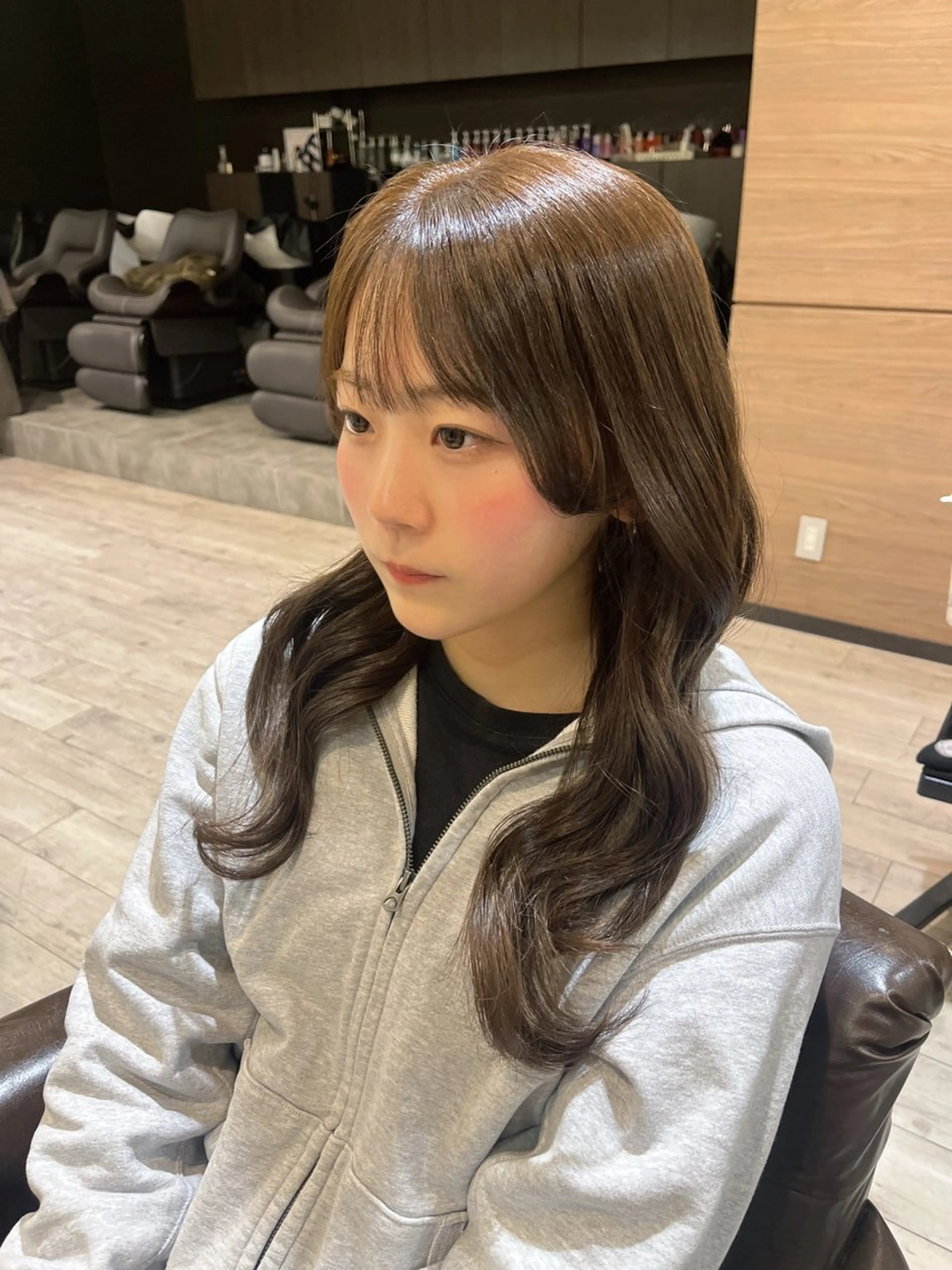 カラー ブリーチ ダブルカラー ブリーチなしカラー 🤍パーマ ‎🤍/のあのヘアスタイル