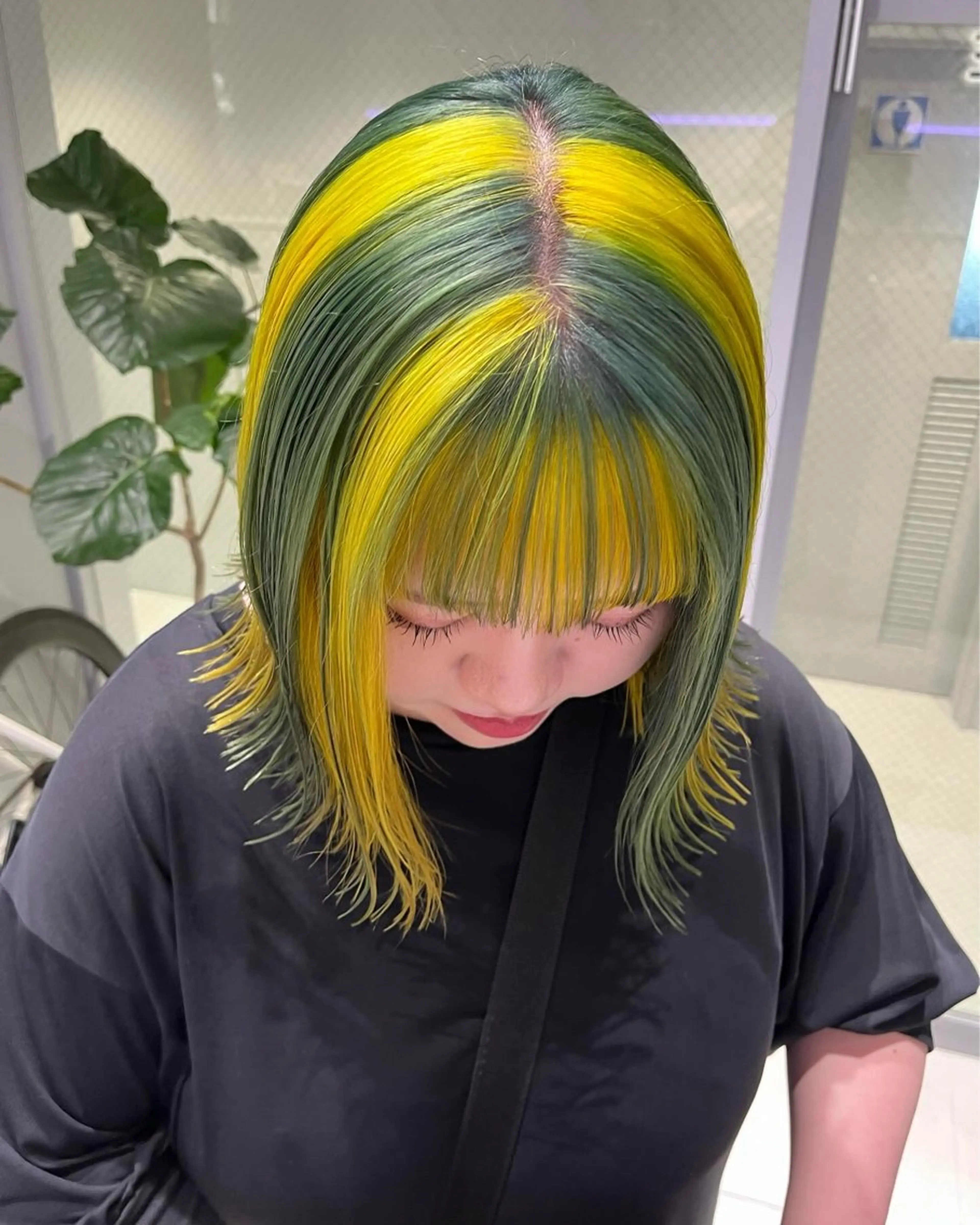 ミディアム ヘアカラー 🍋暖色カラーヘアア レンジniina🍋のヘアスタイル