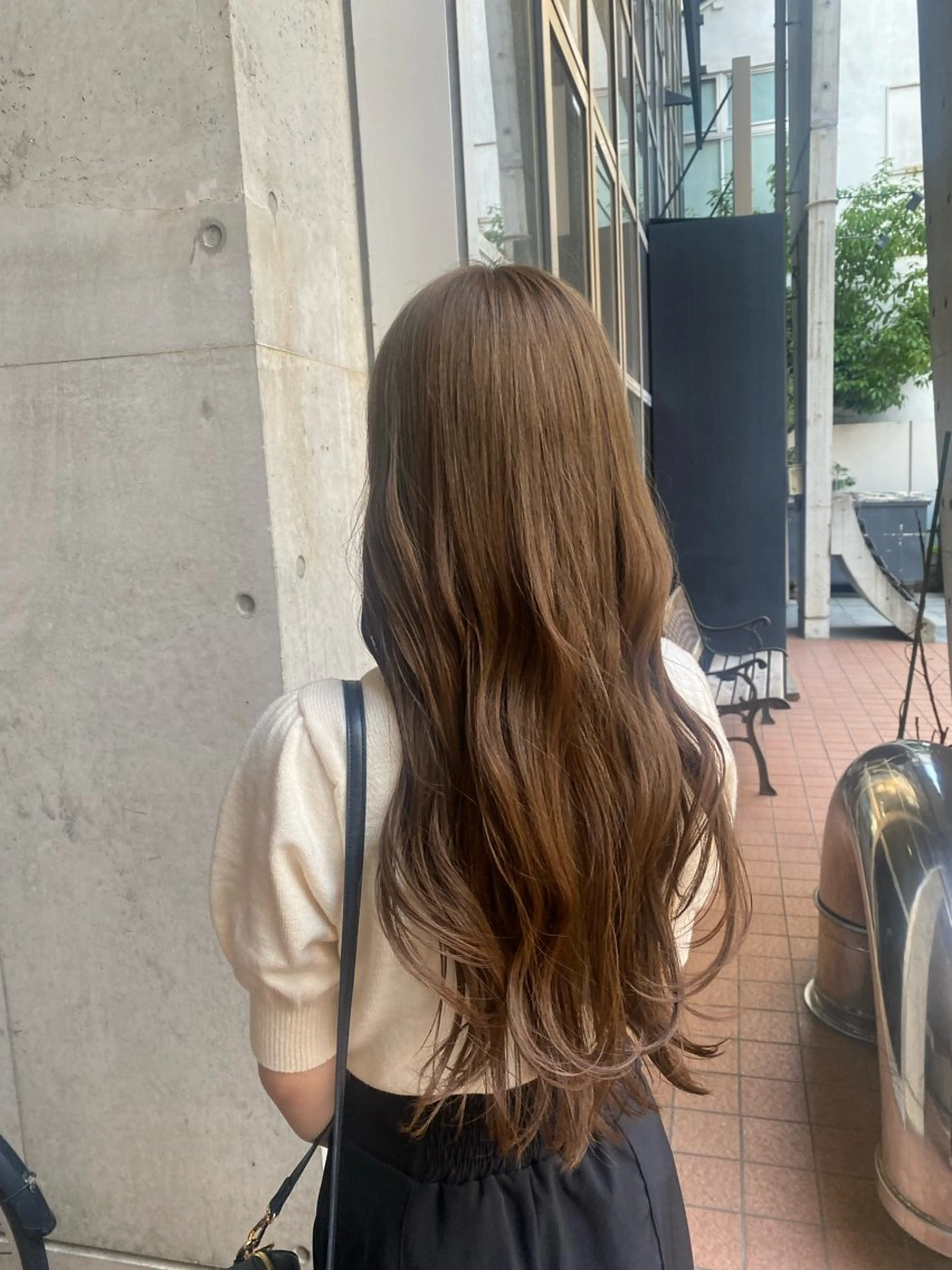 ロング カラー ブラウンカラー ダブルカラー ナチュラルブラウン ARUE所属・ブリーチカラー🎀 LiLi🫧のヘアスタイル