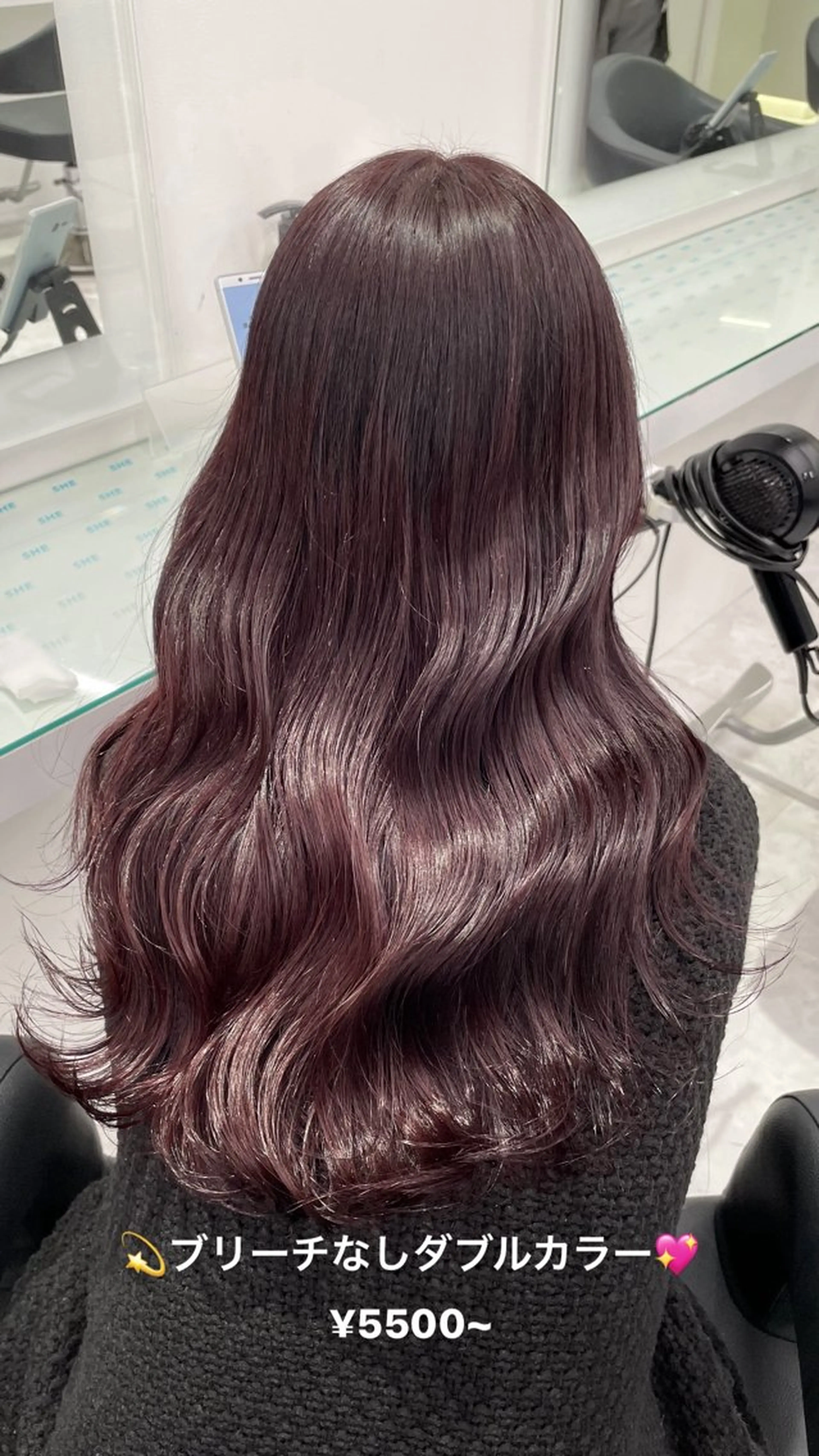 ロング カラー レッドカラー 🖤メンズハイトーン /カットRisa🖤のヘアスタイル