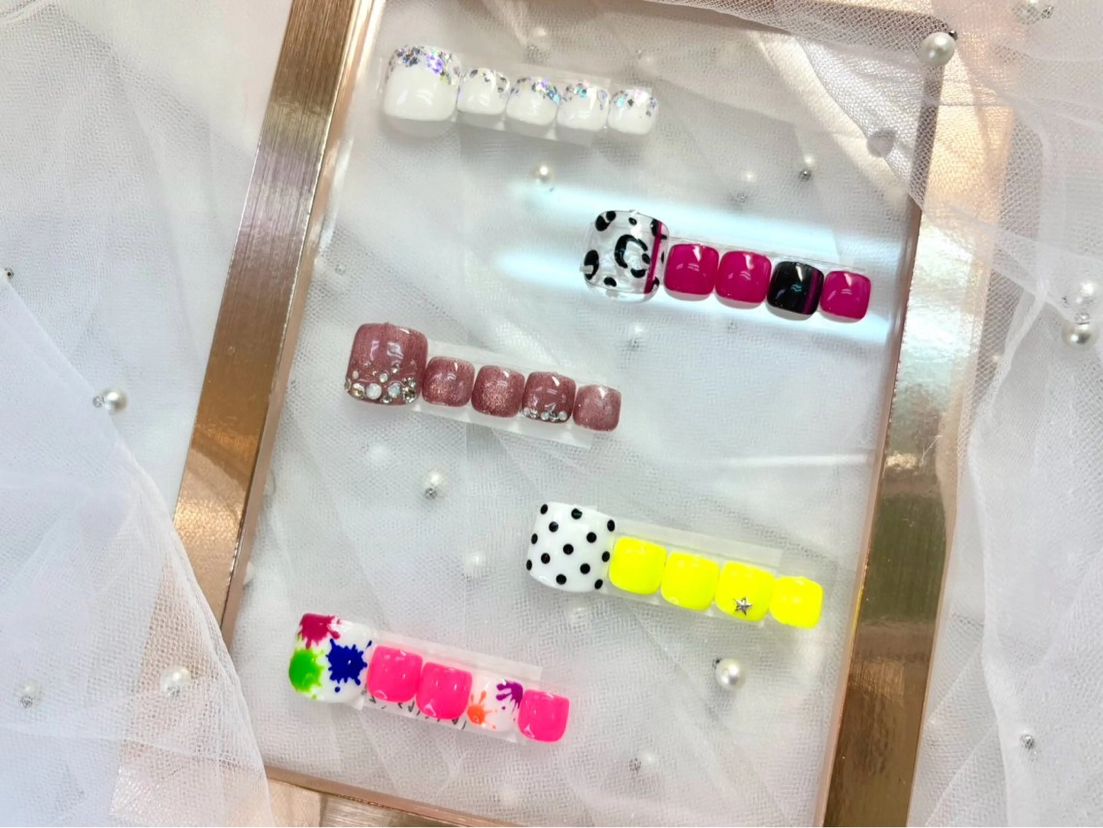 ネイル フットネイル Queennail 北堀江AYAのネイルデザイン