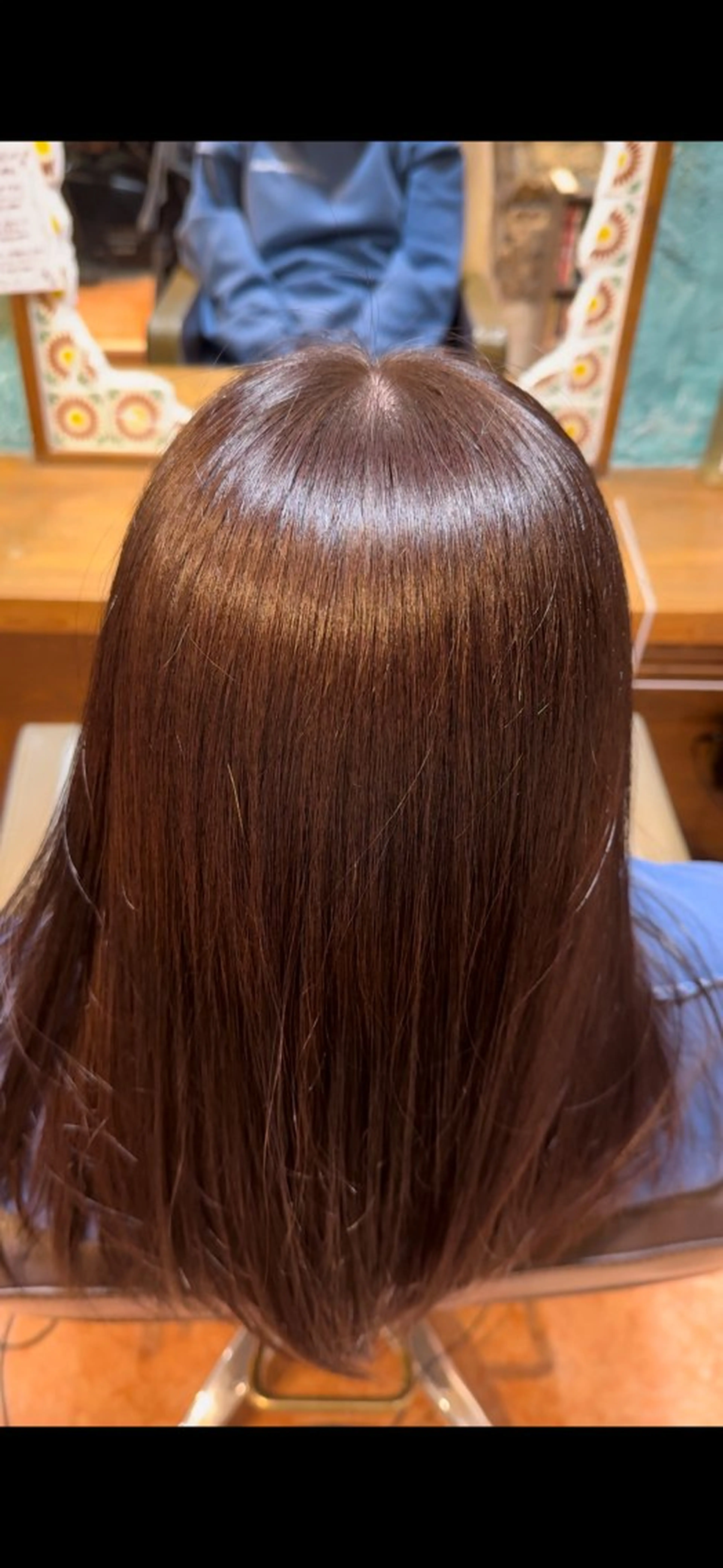 セミロング カット 縮毛矯正 林 海翔のヘアスタイル