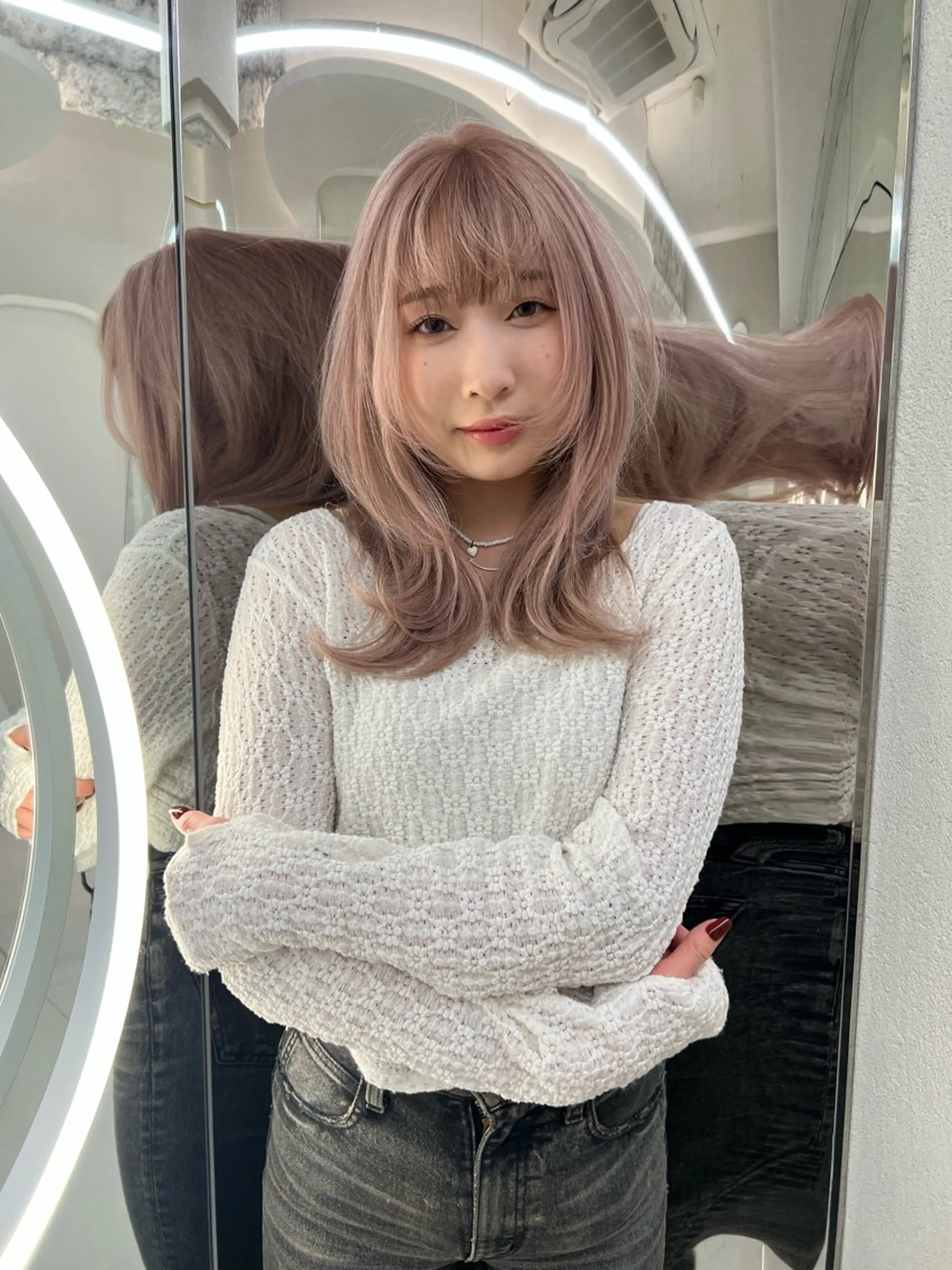 ロング カラー ♡なんば🫧透明感 🫧naako♡のヘアスタイル