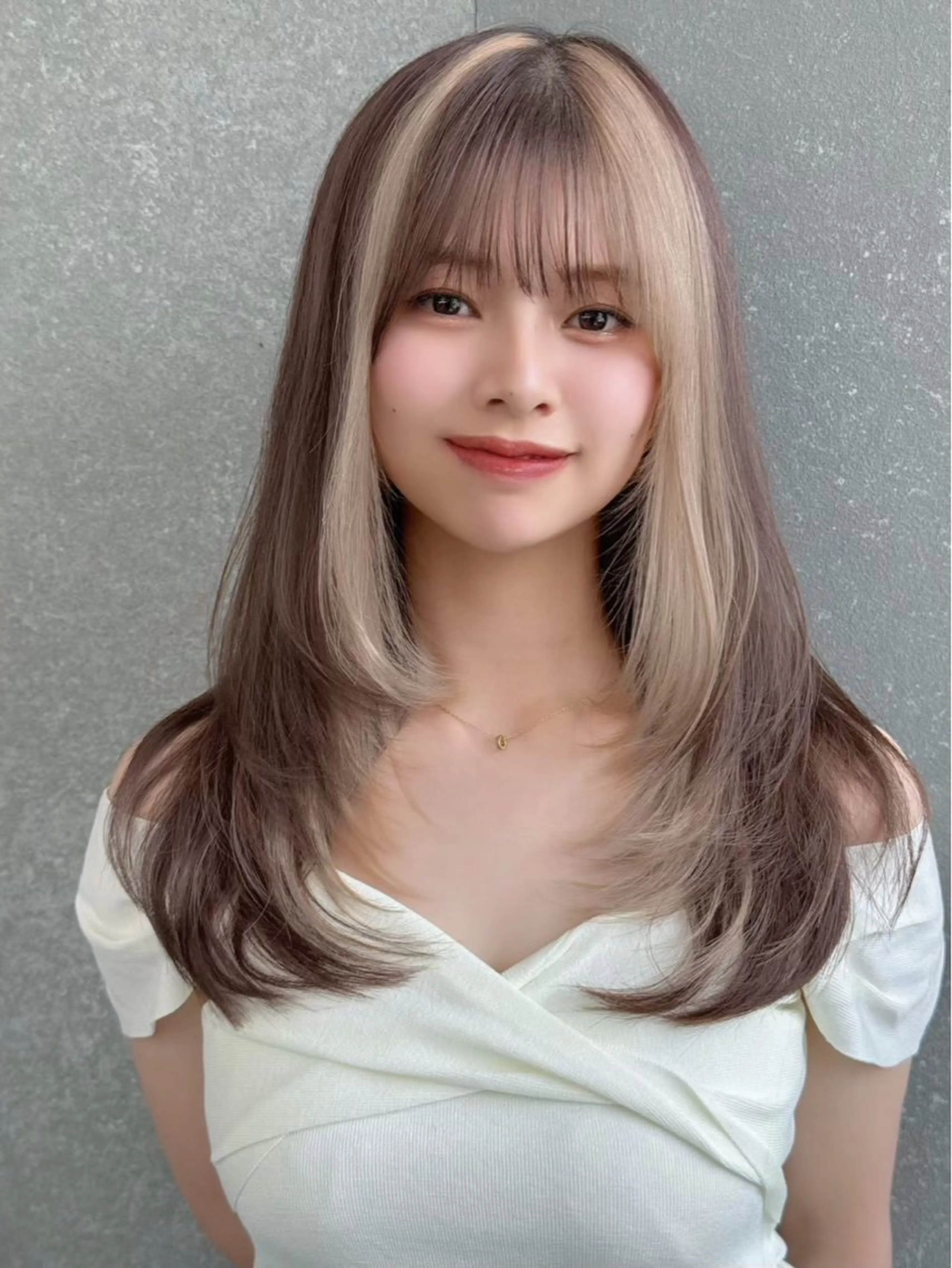 ロング カラー カット ヘアカラー トリートメント 韓国レイヤー× 艶髪 池袋/ハナ🌷のヘアスタイル